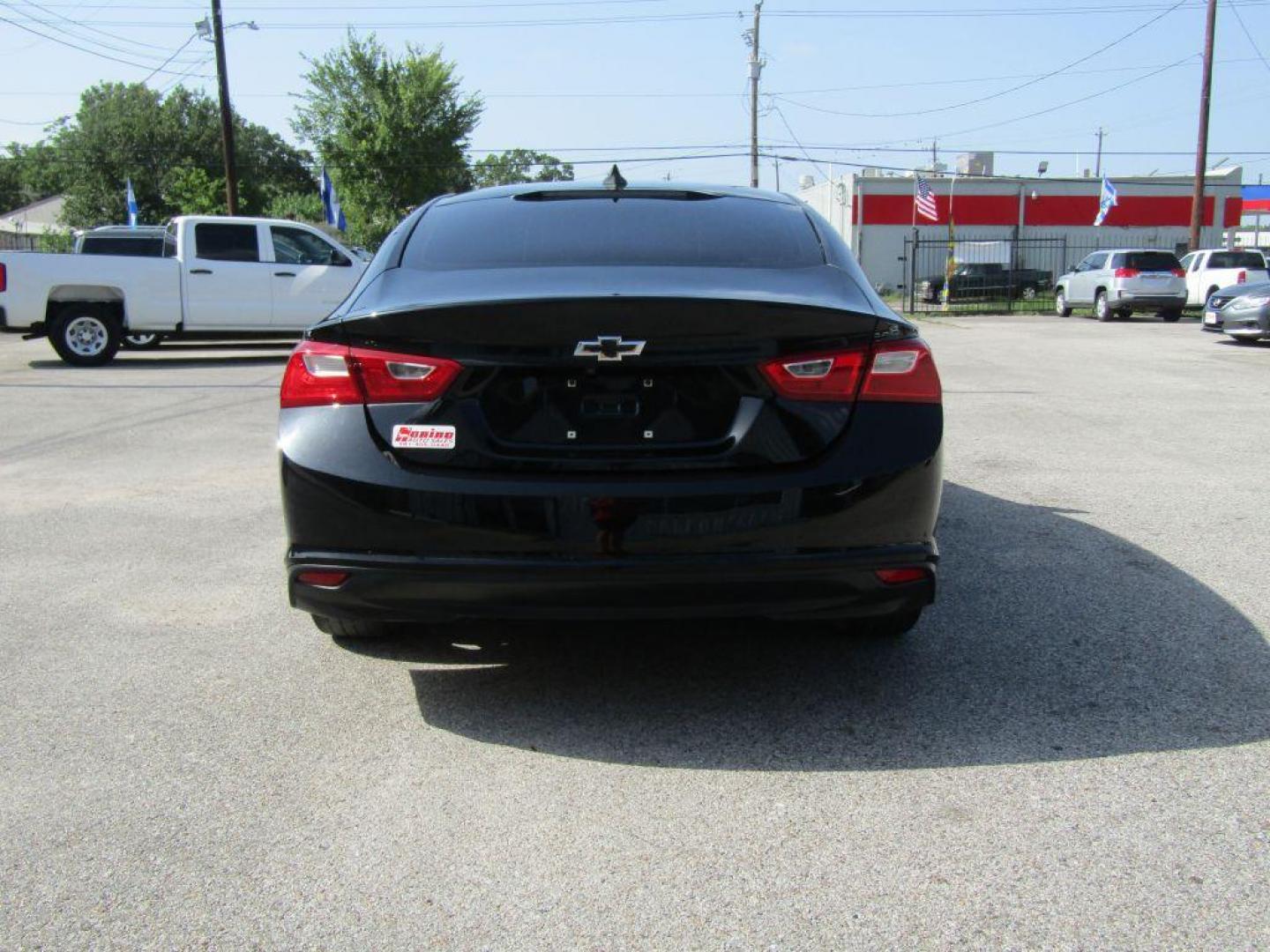 2017 BLACK CHEVROLET MALIBU LS (1G1ZB5ST5HF) with an 1.5L engine, Automatic transmission, located at 830 E. Canino Rd., Houston, TX, 77037, (281) 405-0440, 38.358219, -81.729942 - Photo#3