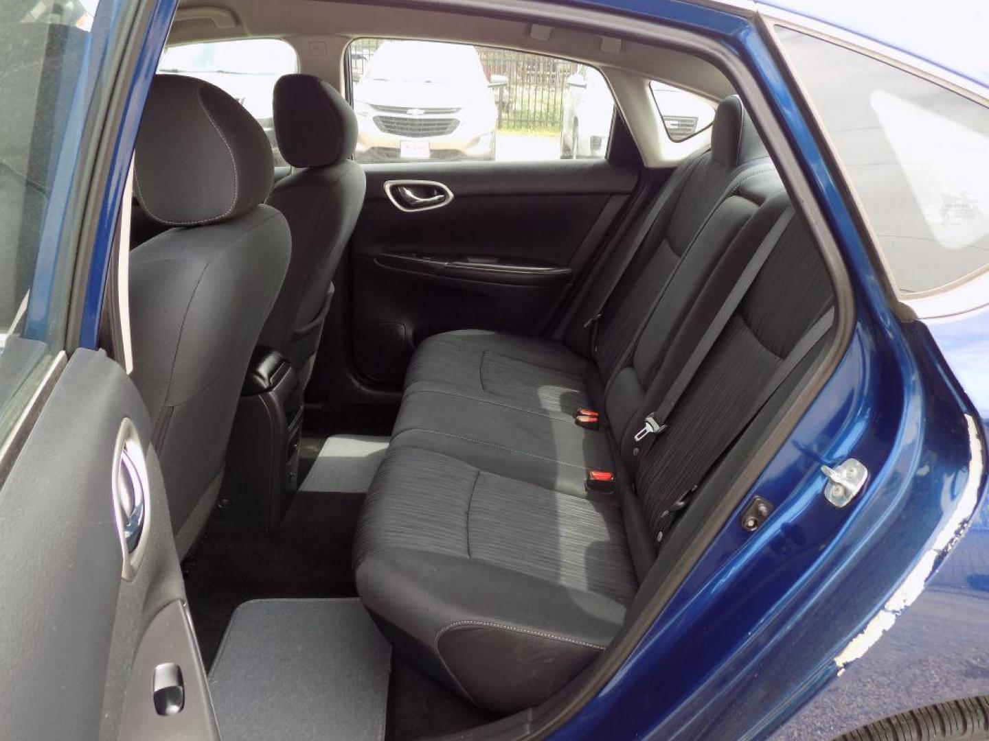 2019 BLUE NISSAN SENTRA S (3N1AB7AP4KL) with an 1.8L engine, Continuously Variable transmission, located at 830 E. Canino Rd., Houston, TX, 77037, (281) 405-0440, 38.358219, -81.729942 - Photo#9