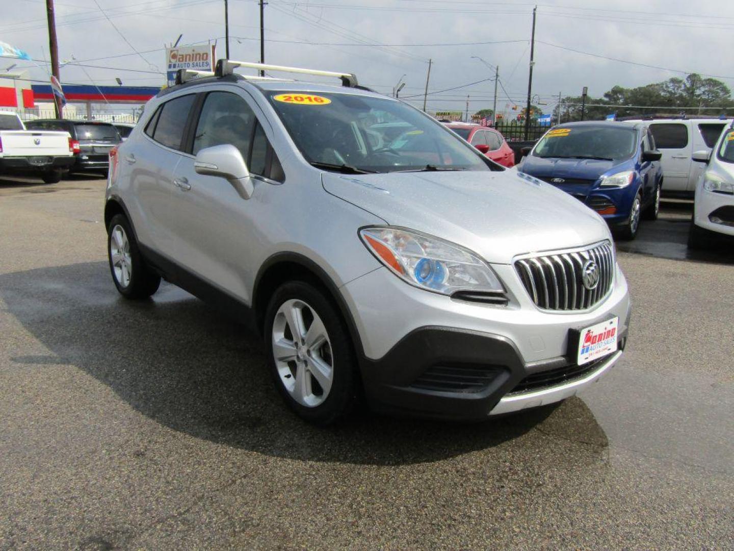 2016 SILVER BUICK ENCORE BASE (KL4CJASB7GB) with an 1.4L engine, Automatic transmission, located at 830 E. Canino Rd., Houston, TX, 77037, (281) 405-0440, 38.358219, -81.729942 - Photo#5