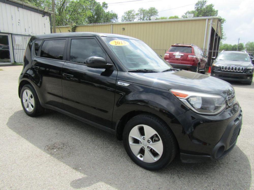 2015 BLACK KIA SOUL + (KNDJP3A58F7) with an 2.0L engine, Automatic transmission, located at 830 E. Canino Rd., Houston, TX, 77037, (281) 405-0440, 38.358219, -81.729942 - $1,500 DOWN + TT and L IN HOUSE FINANCING AVAILABLE FINANCIAMIENTO EN CASA DISPONIBLE CALL OR COME IN TODAY 281 405 0440 CANINO AUTO SALES, LLC - Photo #1