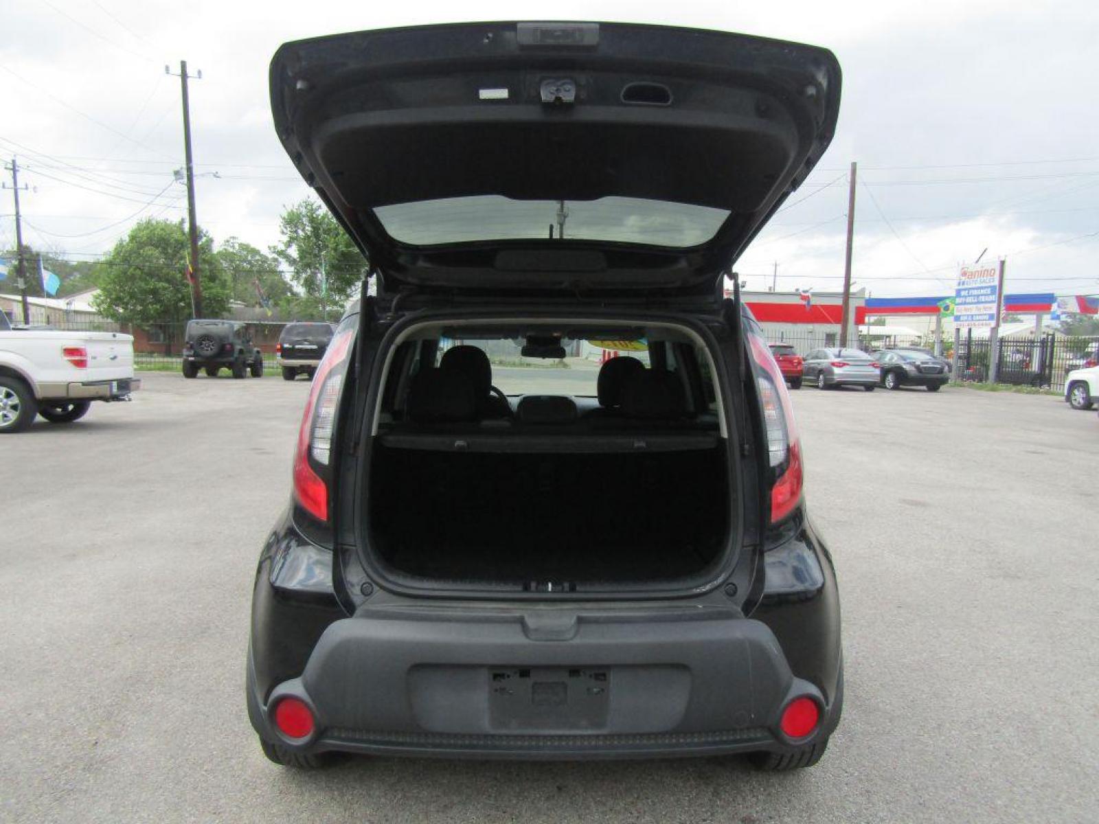 2015 BLACK KIA SOUL + (KNDJP3A58F7) with an 2.0L engine, Automatic transmission, located at 830 E. Canino Rd., Houston, TX, 77037, (281) 405-0440, 38.358219, -81.729942 - $1,500 DOWN + TT and L IN HOUSE FINANCING AVAILABLE FINANCIAMIENTO EN CASA DISPONIBLE CALL OR COME IN TODAY 281 405 0440 CANINO AUTO SALES, LLC - Photo #6
