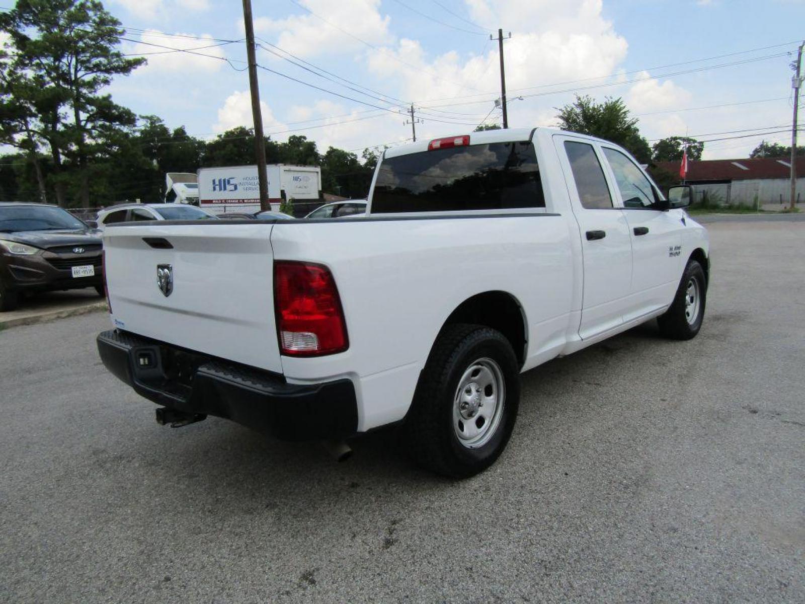 2018 WHITE RAM 1500 ST (1C6RR6FG7JS) with an 3.6L engine, Automatic transmission, located at 830 E. Canino Rd., Houston, TX, 77037, (281) 405-0440, 38.358219, -81.729942 - Photo #4