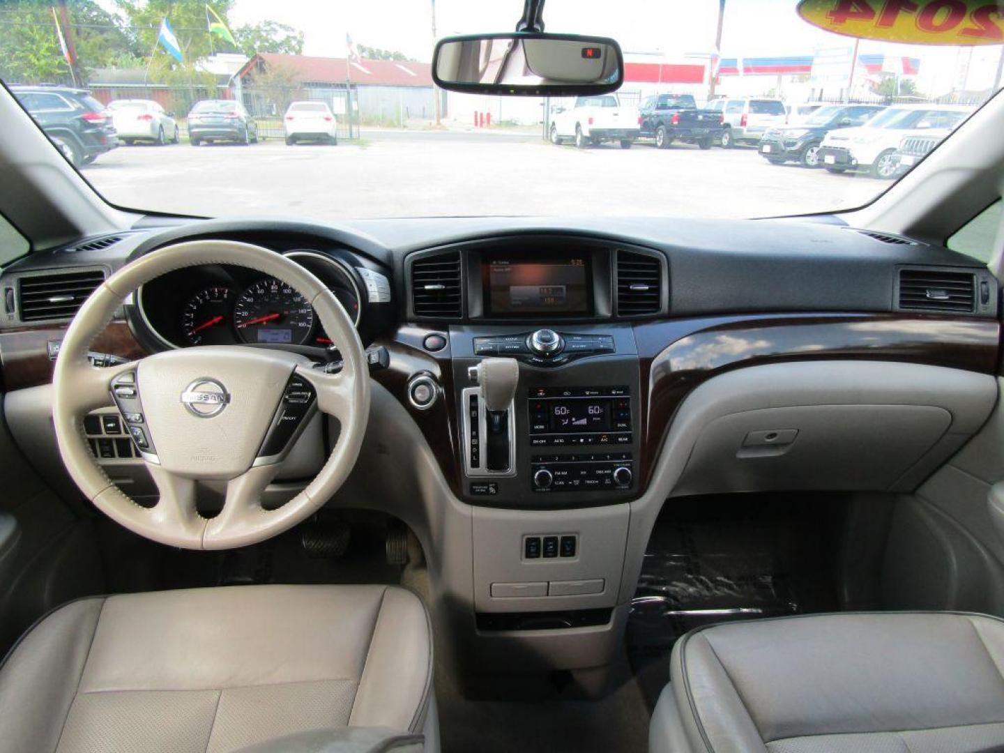 2014 WHITE NISSAN QUEST S (JN8AE2KP4E9) with an 3.5L engine, Continuously Variable transmission, located at 830 E. Canino Rd., Houston, TX, 77037, (281) 405-0440, 38.358219, -81.729942 - Photo#16