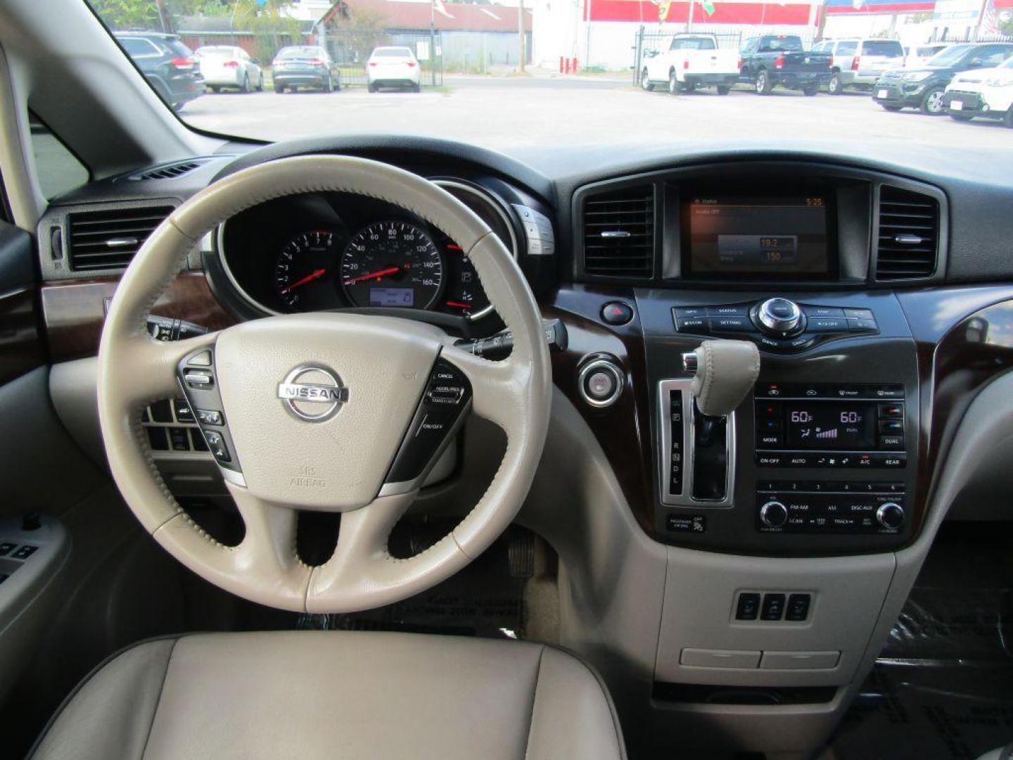 2014 WHITE NISSAN QUEST S (JN8AE2KP4E9) with an 3.5L engine, Continuously Variable transmission, located at 830 E. Canino Rd., Houston, TX, 77037, (281) 405-0440, 38.358219, -81.729942 - Photo#17