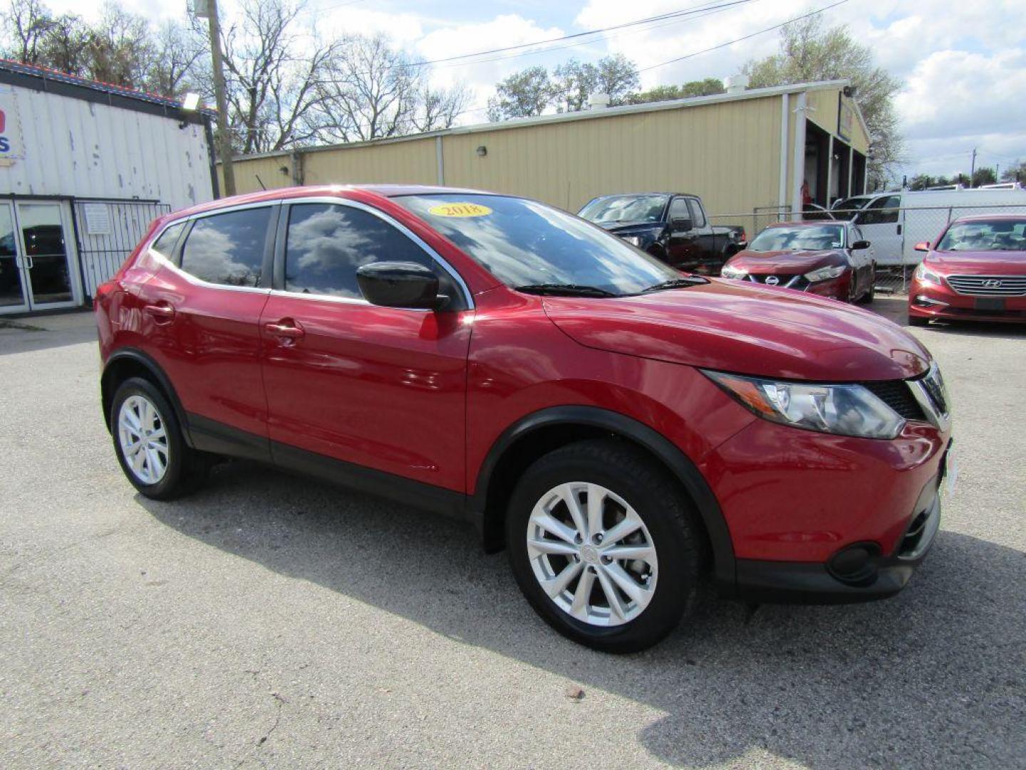 2018 RED NISSAN ROGUE SPORT S (JN1BJ1CP6JW) with an 2.0L engine, Continuously Variable transmission, located at 830 E. Canino Rd., Houston, TX, 77037, (281) 405-0440, 38.358219, -81.729942 - Photo#1