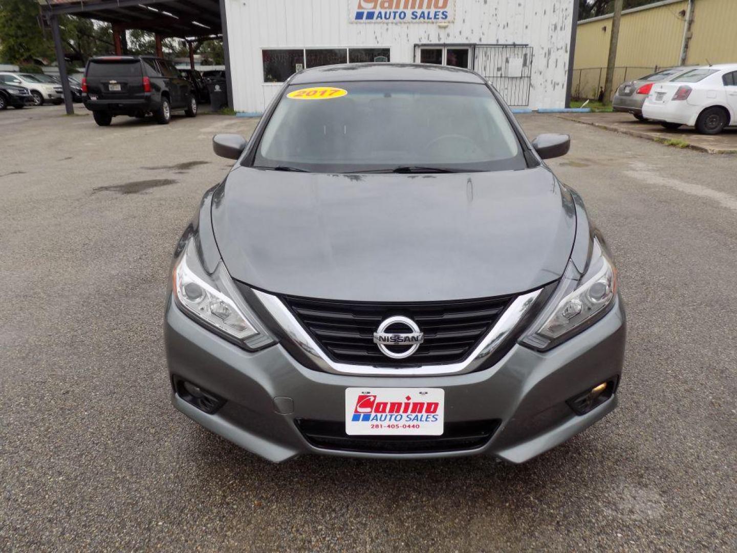 2017 GRAY NISSAN ALTIMA 2.5 (1N4AL3AP3HC) with an 2.5L engine, Continuously Variable transmission, located at 830 E. Canino Rd., Houston, TX, 77037, (281) 405-0440, 38.358219, -81.729942 - Photo#0