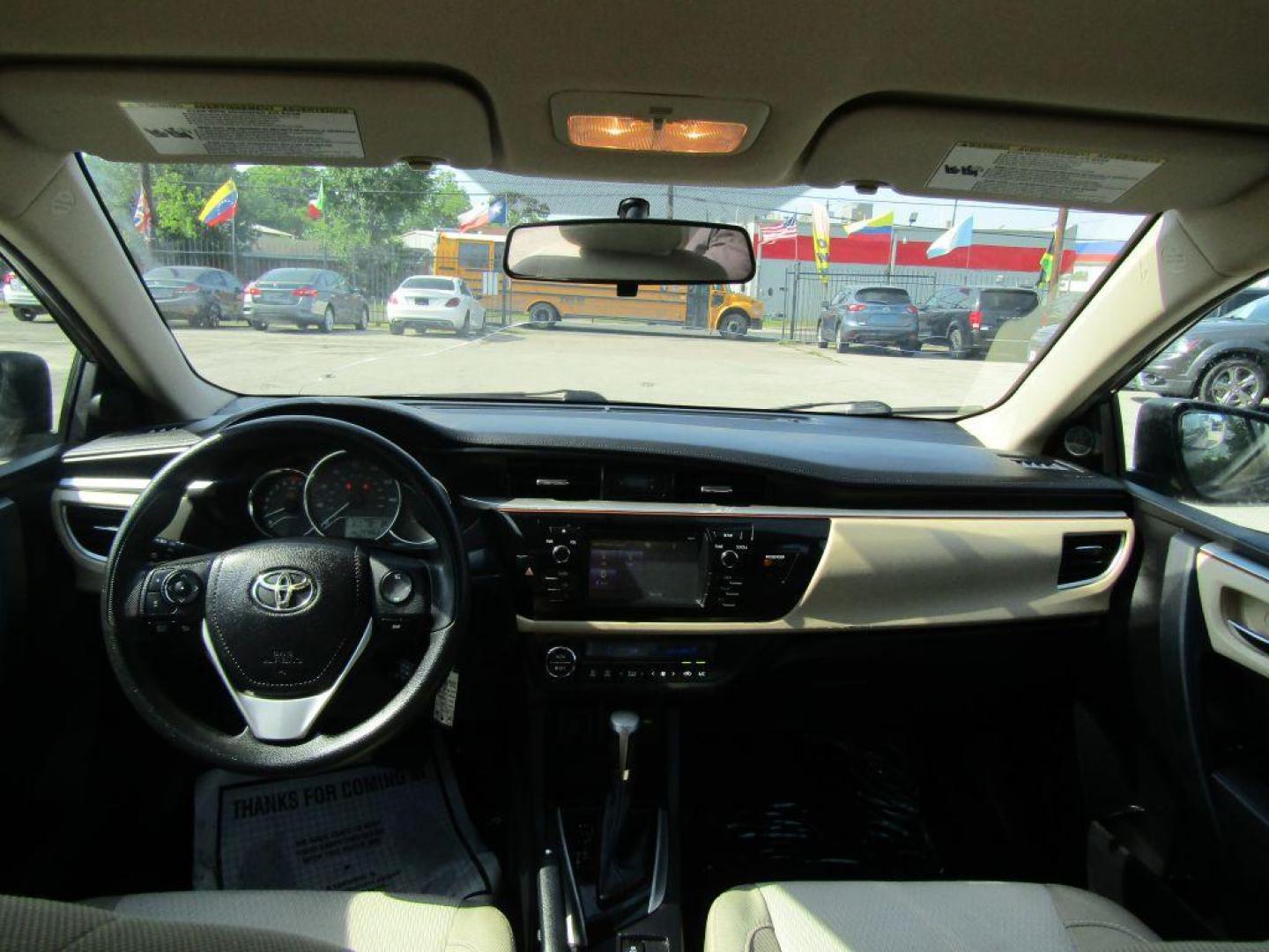2016 BROWN TOYOTA COROLLA L (2T1BURHE9GC) with an 1.8L engine, Automatic transmission, located at 830 E. Canino Rd., Houston, TX, 77037, (281) 405-0440, 38.358219, -81.729942 - Photo#8