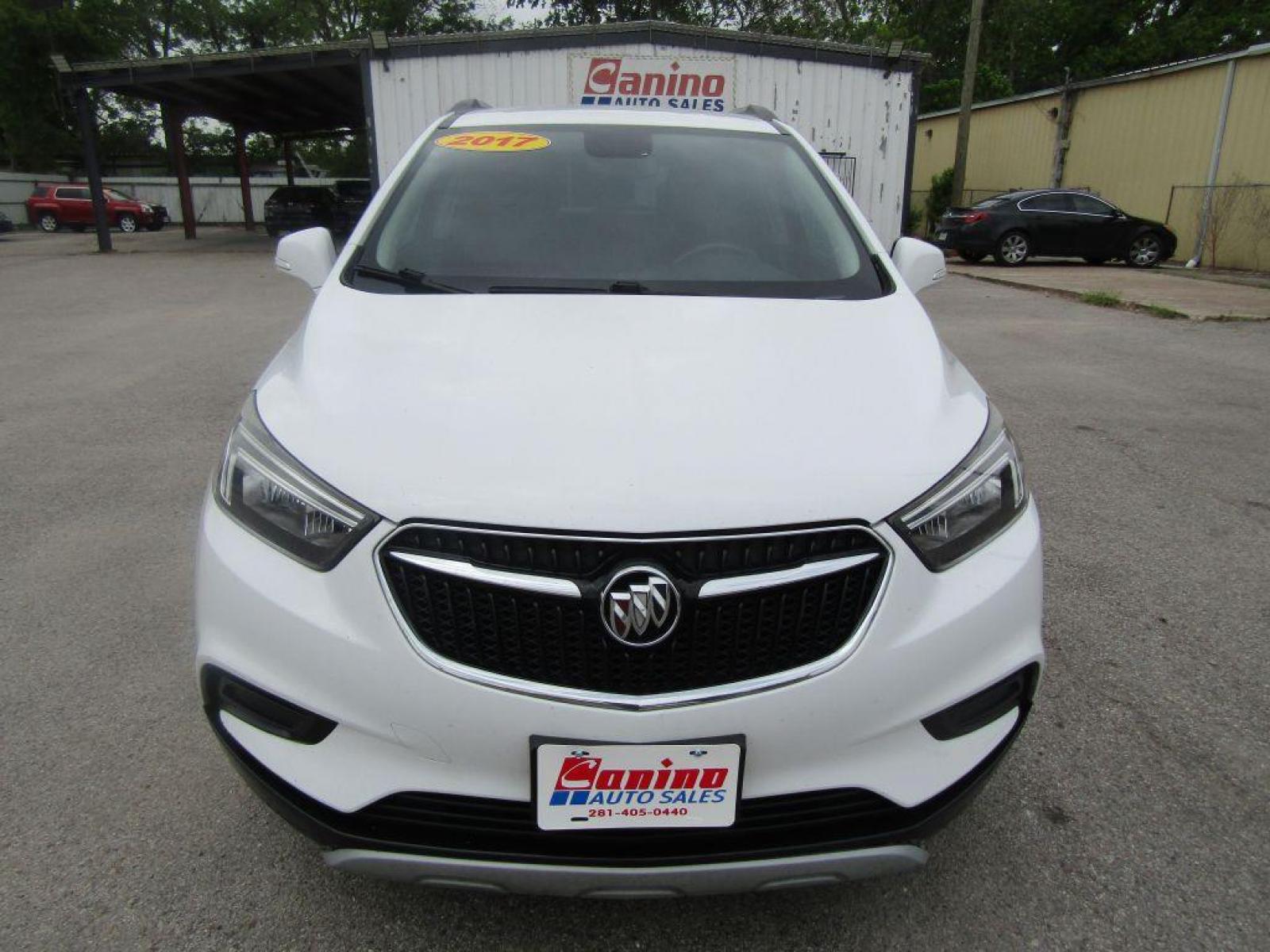 2017 WHITE BUICK ENCORE PREFERRED (KL4CJASB4HB) with an 1.4L engine, Automatic transmission, located at 830 E. Canino Rd., Houston, TX, 77037, (281) 405-0440, 38.358219, -81.729942 - Photo #6