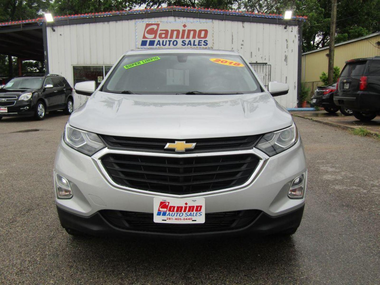 2018 SILVER CHEVROLET EQUINOX LT ** LT (3GNAXJEV4JL) with an 1.5L engine, Automatic transmission, located at 830 E. Canino Rd., Houston, TX, 77037, (281) 405-0440, 38.358219, -81.729942 - Photo #0