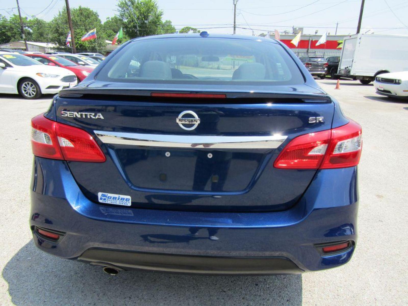 2019 BLUE NISSAN SENTRA S (3N1AB7AP1KY) with an 1.8L engine, Continuously Variable transmission, located at 830 E. Canino Rd., Houston, TX, 77037, (281) 405-0440, 38.358219, -81.729942 - Photo #3