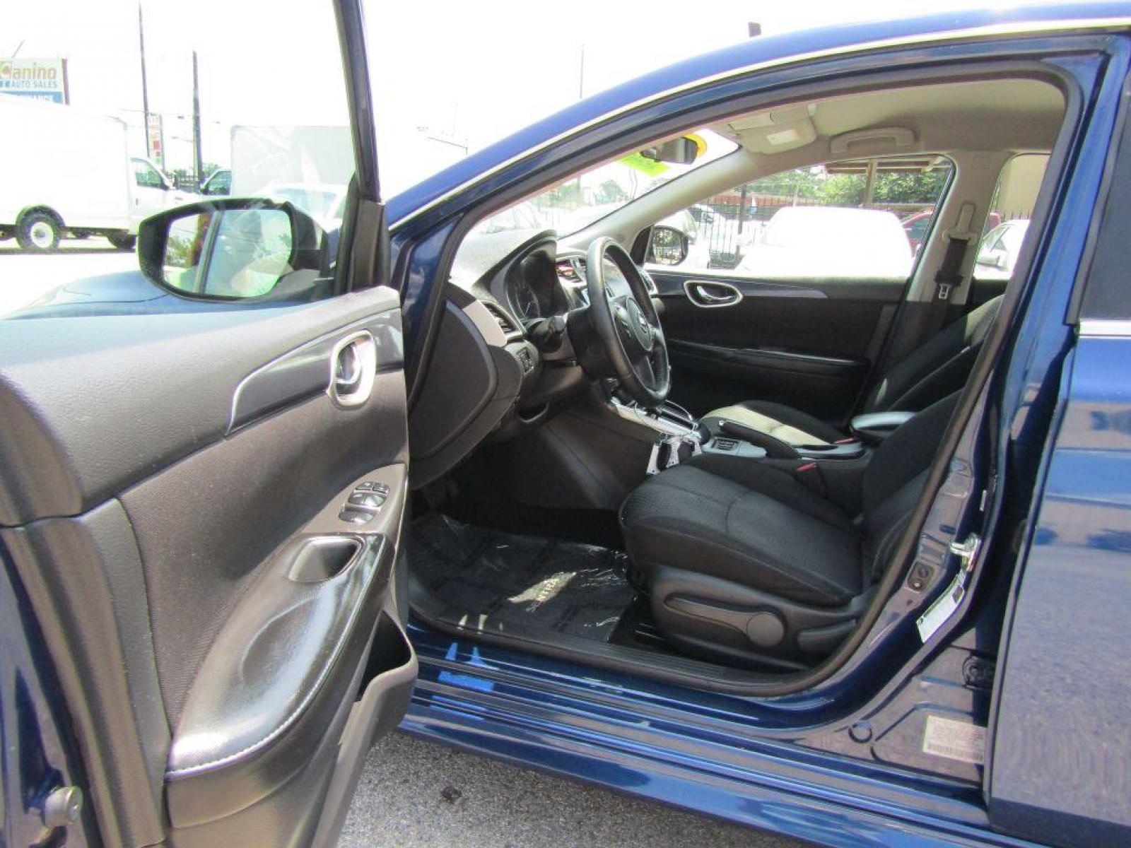 2019 BLUE NISSAN SENTRA S (3N1AB7AP1KY) with an 1.8L engine, Continuously Variable transmission, located at 830 E. Canino Rd., Houston, TX, 77037, (281) 405-0440, 38.358219, -81.729942 - Photo #6