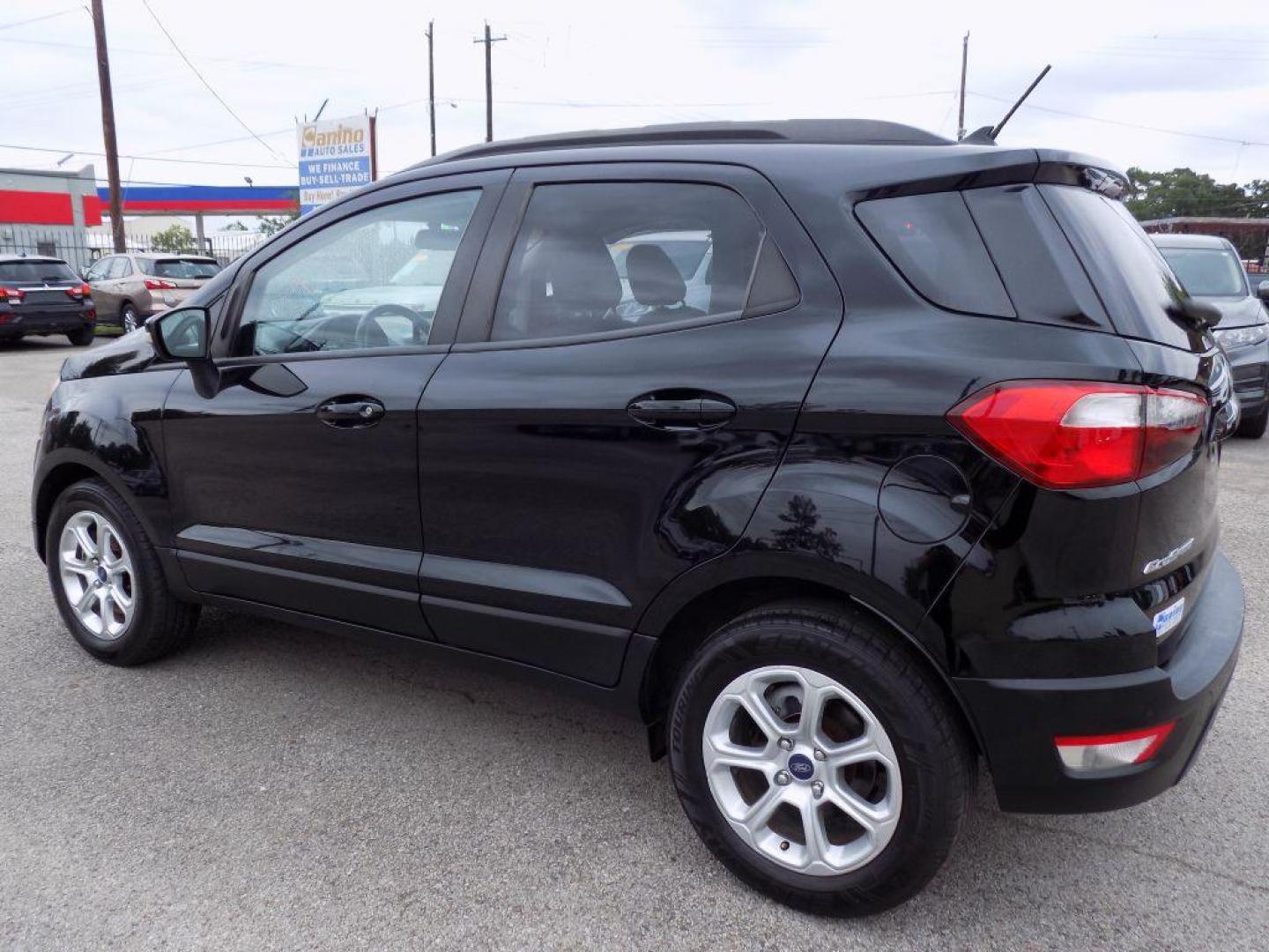 2018 BLACK FORD ECOSPORT SE (MAJ3P1TE3JC) with an 1.0L engine, Automatic transmission, located at 830 E. Canino Rd., Houston, TX, 77037, (281) 405-0440, 38.358219, -81.729942 - Photo#3