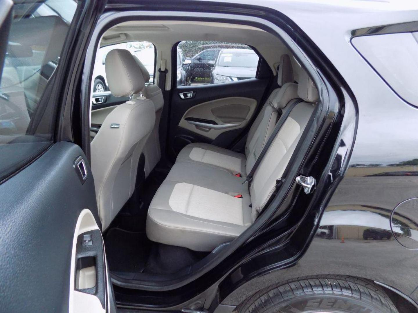 2018 BLACK FORD ECOSPORT SE (MAJ3P1TE3JC) with an 1.0L engine, Automatic transmission, located at 830 E. Canino Rd., Houston, TX, 77037, (281) 405-0440, 38.358219, -81.729942 - Photo#8