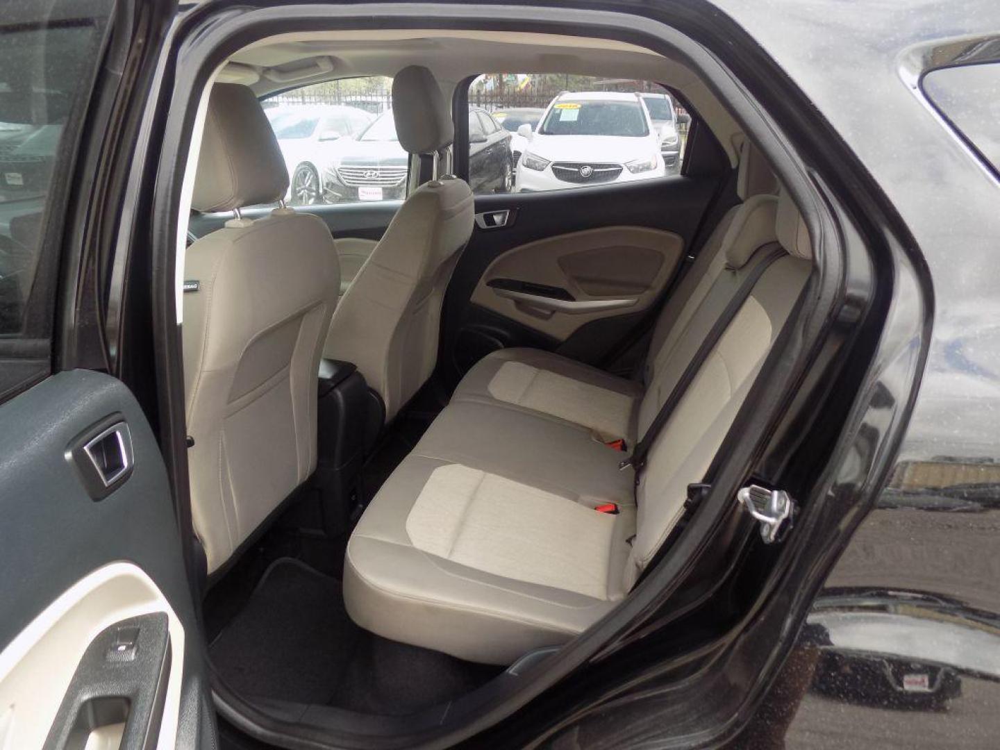 2018 BLACK FORD ECOSPORT SE (MAJ3P1TE3JC) with an 1.0L engine, Automatic transmission, located at 830 E. Canino Rd., Houston, TX, 77037, (281) 405-0440, 38.358219, -81.729942 - Photo#13