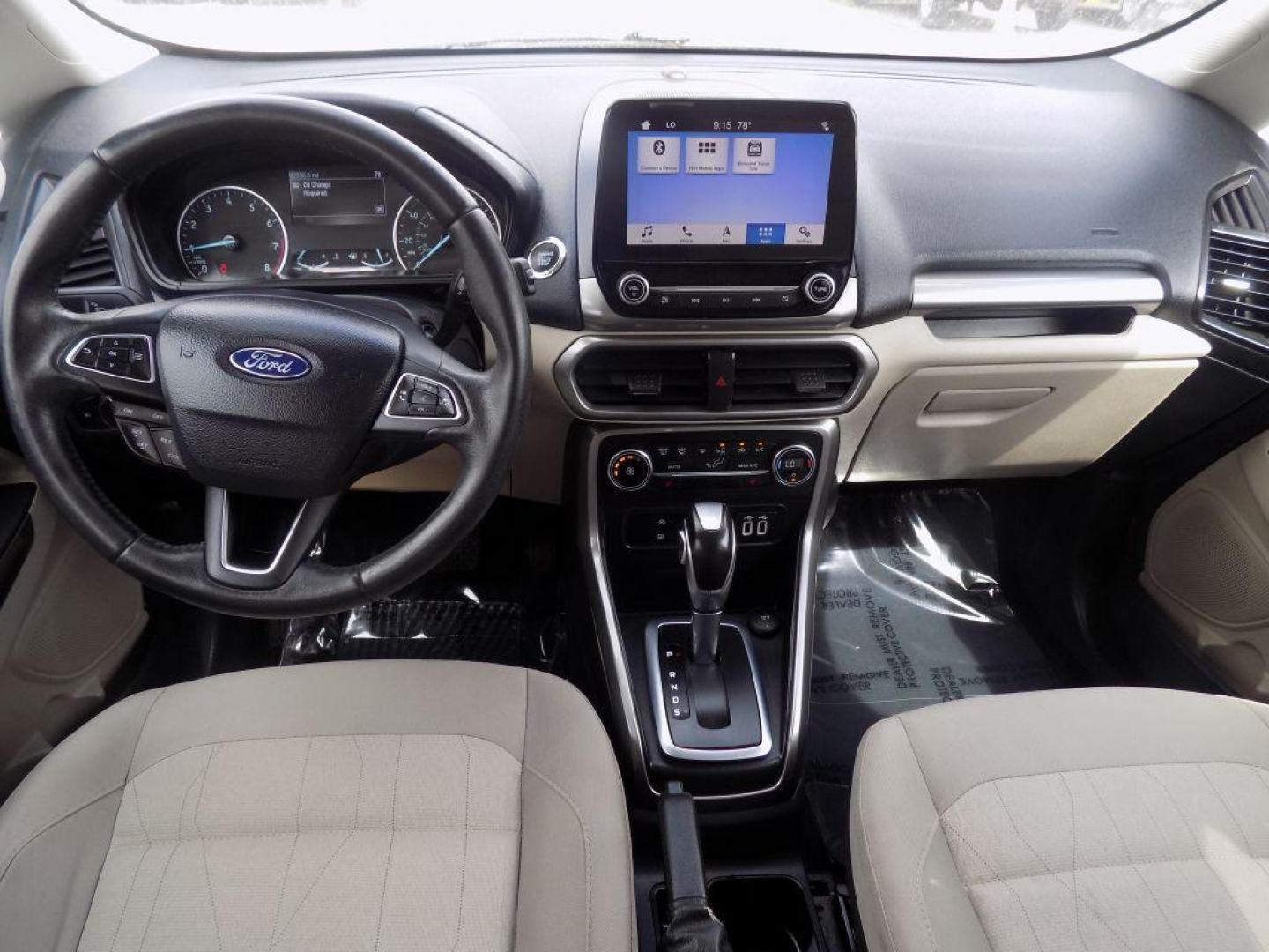 2018 BLACK FORD ECOSPORT SE (MAJ3P1TE3JC) with an 1.0L engine, Automatic transmission, located at 830 E. Canino Rd., Houston, TX, 77037, (281) 405-0440, 38.358219, -81.729942 - Photo#14