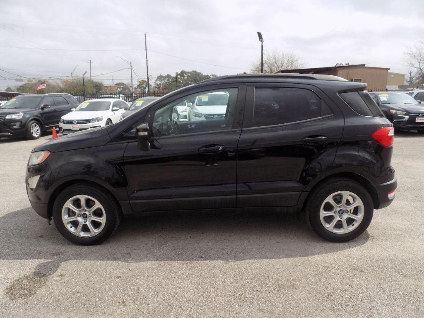 2018 BLACK FORD ECOSPORT SE (MAJ3P1TE3JC) with an 1.0L engine, Automatic transmission, located at 830 E. Canino Rd., Houston, TX, 77037, (281) 405-0440, 38.358219, -81.729942 - Photo#3