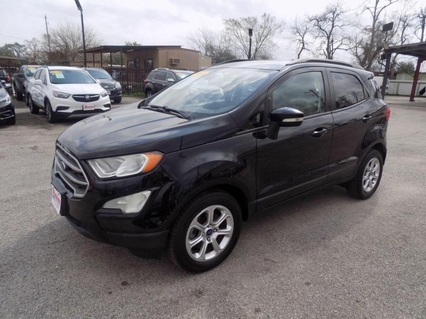 2018 BLACK FORD ECOSPORT SE (MAJ3P1TE3JC) with an 1.0L engine, Automatic transmission, located at 830 E. Canino Rd., Houston, TX, 77037, (281) 405-0440, 38.358219, -81.729942 - Photo#5