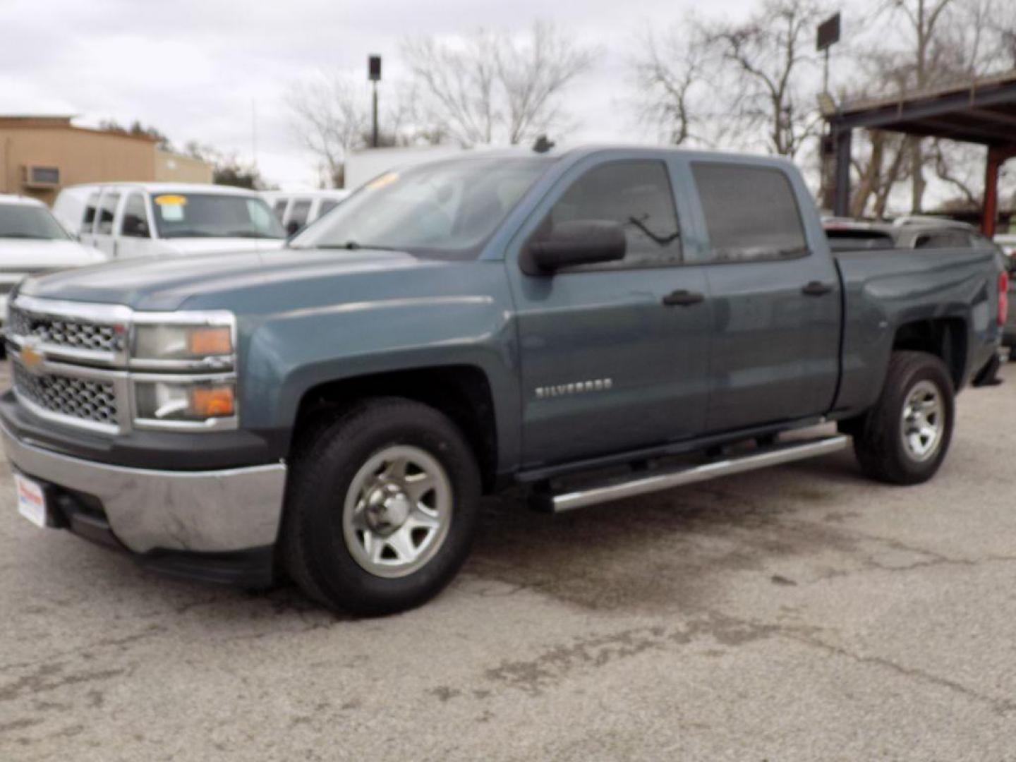 2014 BLUE CHEVROLET SILVERADO 1500 W/T (3GCPCPEH2EG) with an 4.3L engine, Automatic transmission, located at 830 E. Canino Rd., Houston, TX, 77037, (281) 405-0440, 38.358219, -81.729942 - Photo#1