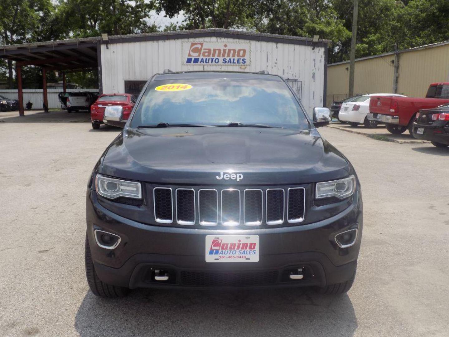 2014 BLACK JEEP GRAND CHEROKEE OVERLAND (1C4RJECT8EC) with an 5.7L engine, Automatic transmission, located at 830 E. Canino Rd., Houston, TX, 77037, (281) 405-0440, 38.358219, -81.729942 - Photo#0