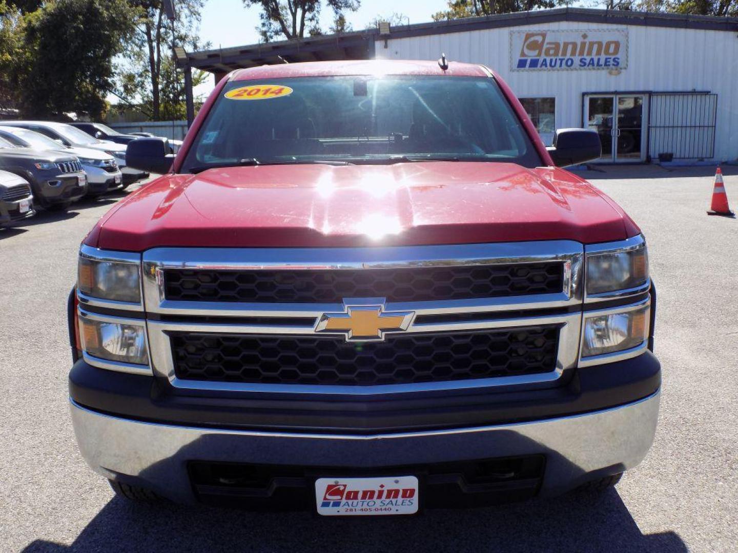 2014 RED CHEVROLET SILVERADO 1500 (1GCVKPEH0EZ) with an 4.3L engine, Automatic transmission, located at 830 E. Canino Rd., Houston, TX, 77037, (281) 405-0440, 38.358219, -81.729942 - CASH SPECIAL - Photo#0