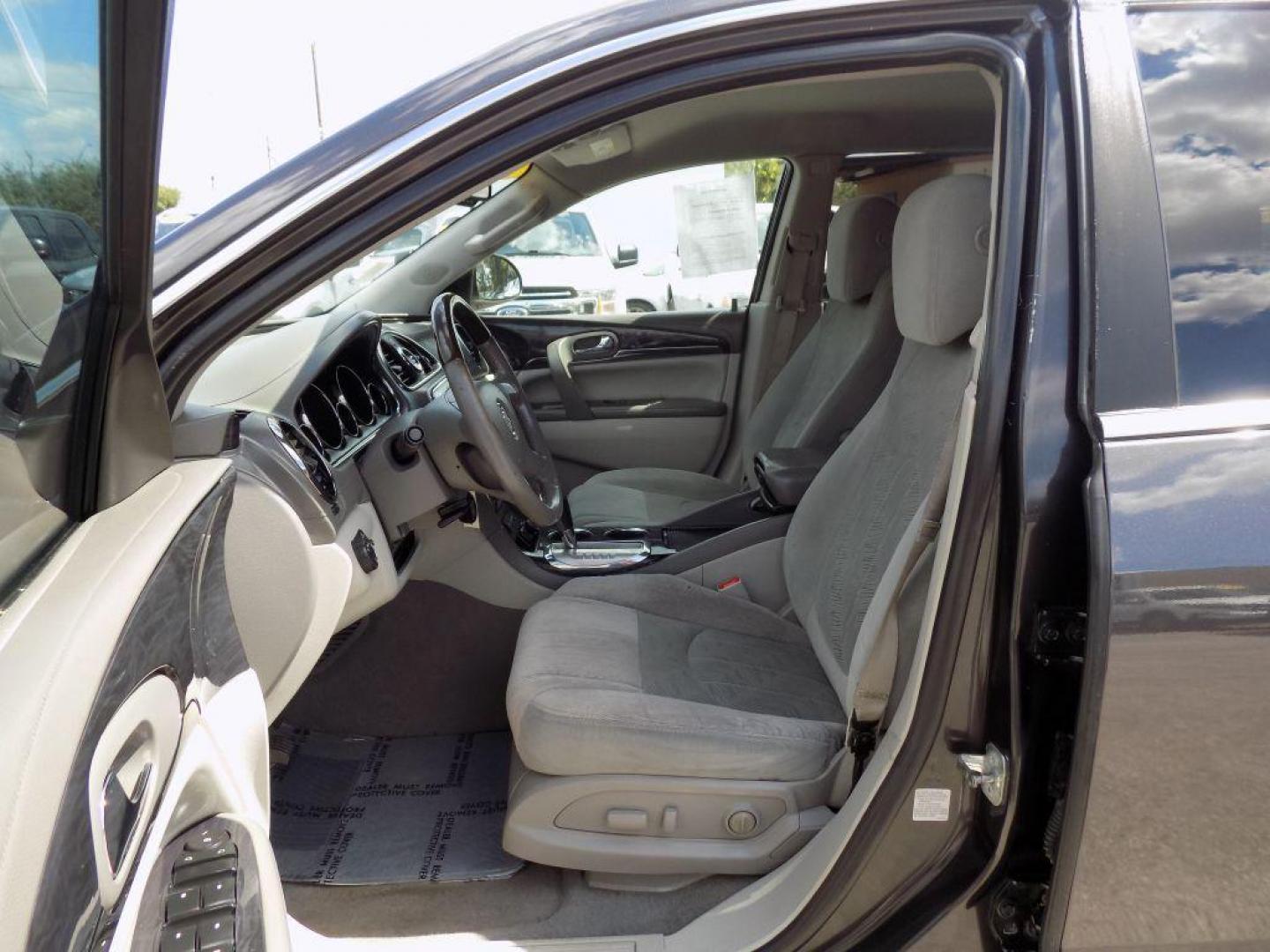 2016 GRAY BUICK ENCLAVE CONVENIENCE (5GAKRAKD0GJ) with an 3.6L engine, Automatic transmission, located at 830 E. Canino Rd., Houston, TX, 77037, (281) 405-0440, 38.358219, -81.729942 - Photo#11