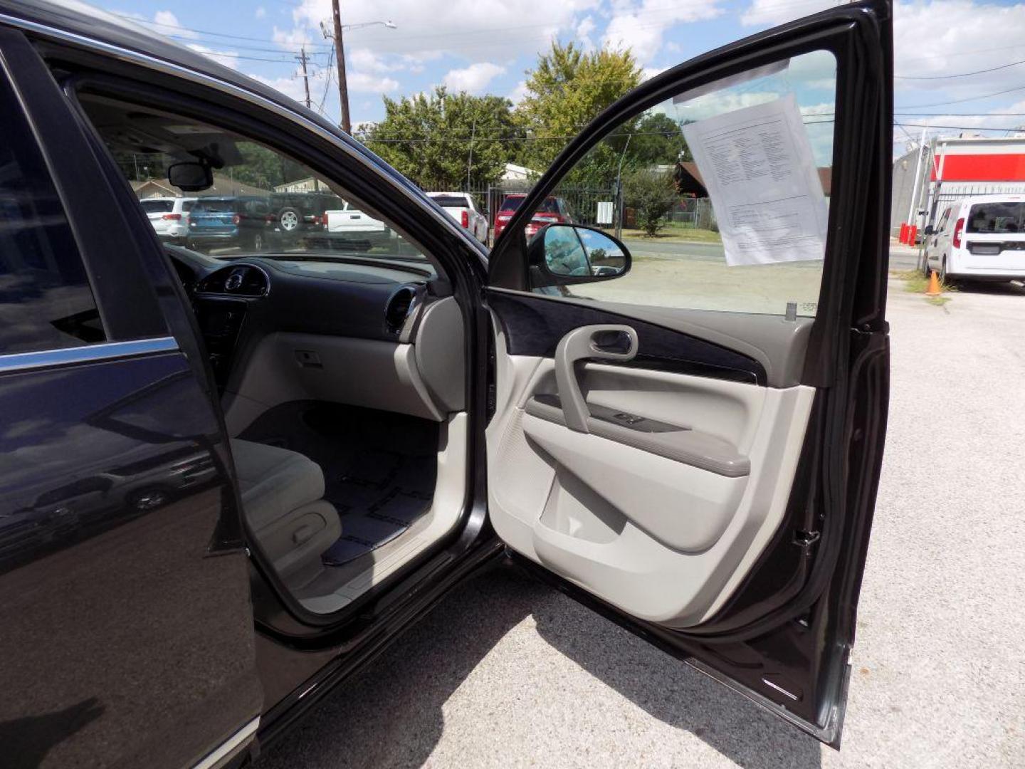 2016 GRAY BUICK ENCLAVE CONVENIENCE (5GAKRAKD0GJ) with an 3.6L engine, Automatic transmission, located at 830 E. Canino Rd., Houston, TX, 77037, (281) 405-0440, 38.358219, -81.729942 - Photo#14