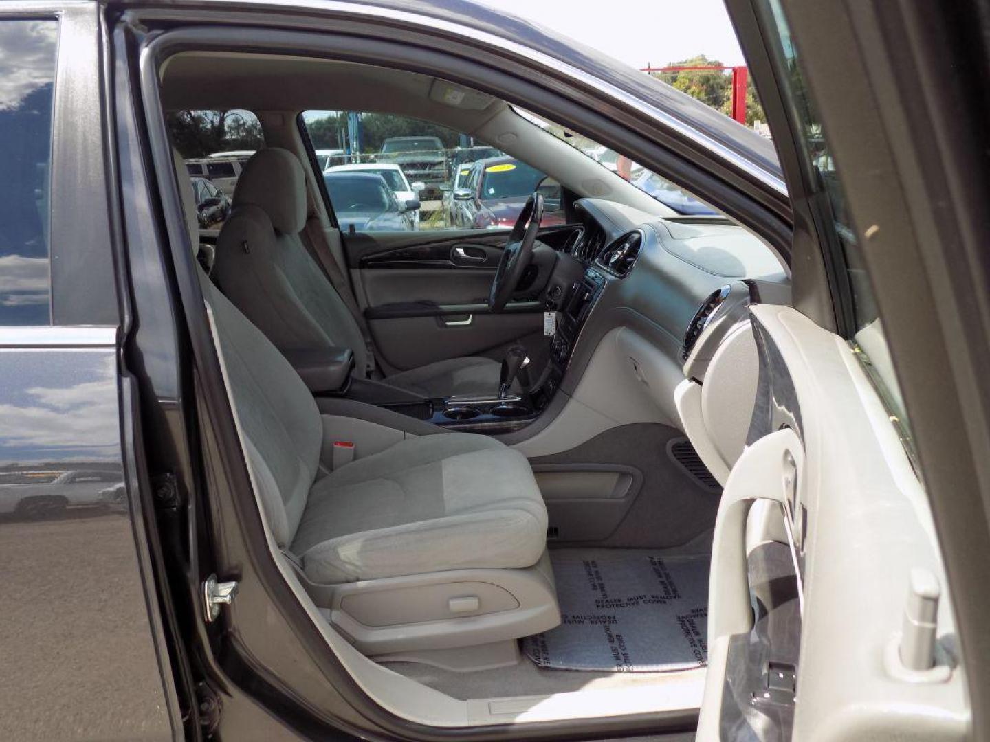 2016 GRAY BUICK ENCLAVE CONVENIENCE (5GAKRAKD0GJ) with an 3.6L engine, Automatic transmission, located at 830 E. Canino Rd., Houston, TX, 77037, (281) 405-0440, 38.358219, -81.729942 - Photo#15