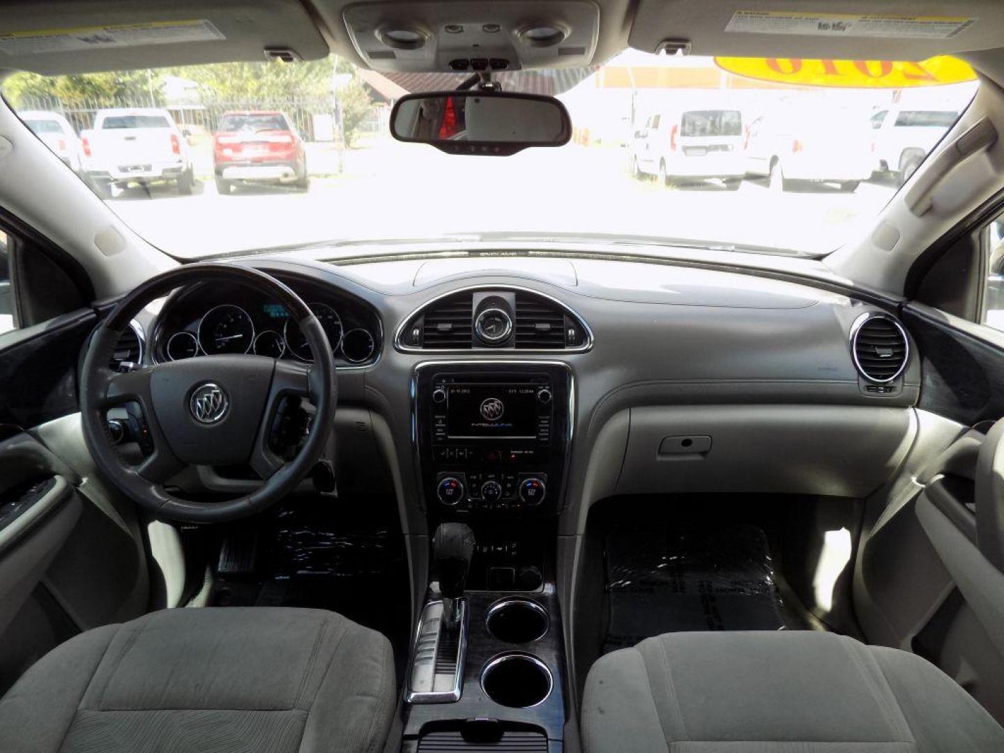 2016 GRAY BUICK ENCLAVE CONVENIENCE (5GAKRAKD0GJ) with an 3.6L engine, Automatic transmission, located at 830 E. Canino Rd., Houston, TX, 77037, (281) 405-0440, 38.358219, -81.729942 - Photo#25