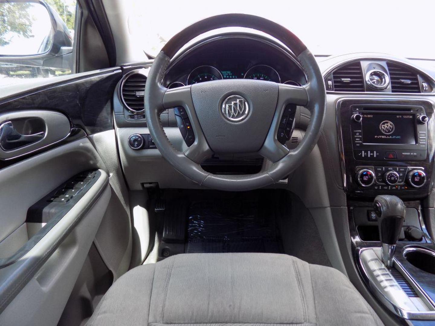 2016 GRAY BUICK ENCLAVE CONVENIENCE (5GAKRAKD0GJ) with an 3.6L engine, Automatic transmission, located at 830 E. Canino Rd., Houston, TX, 77037, (281) 405-0440, 38.358219, -81.729942 - Photo#26