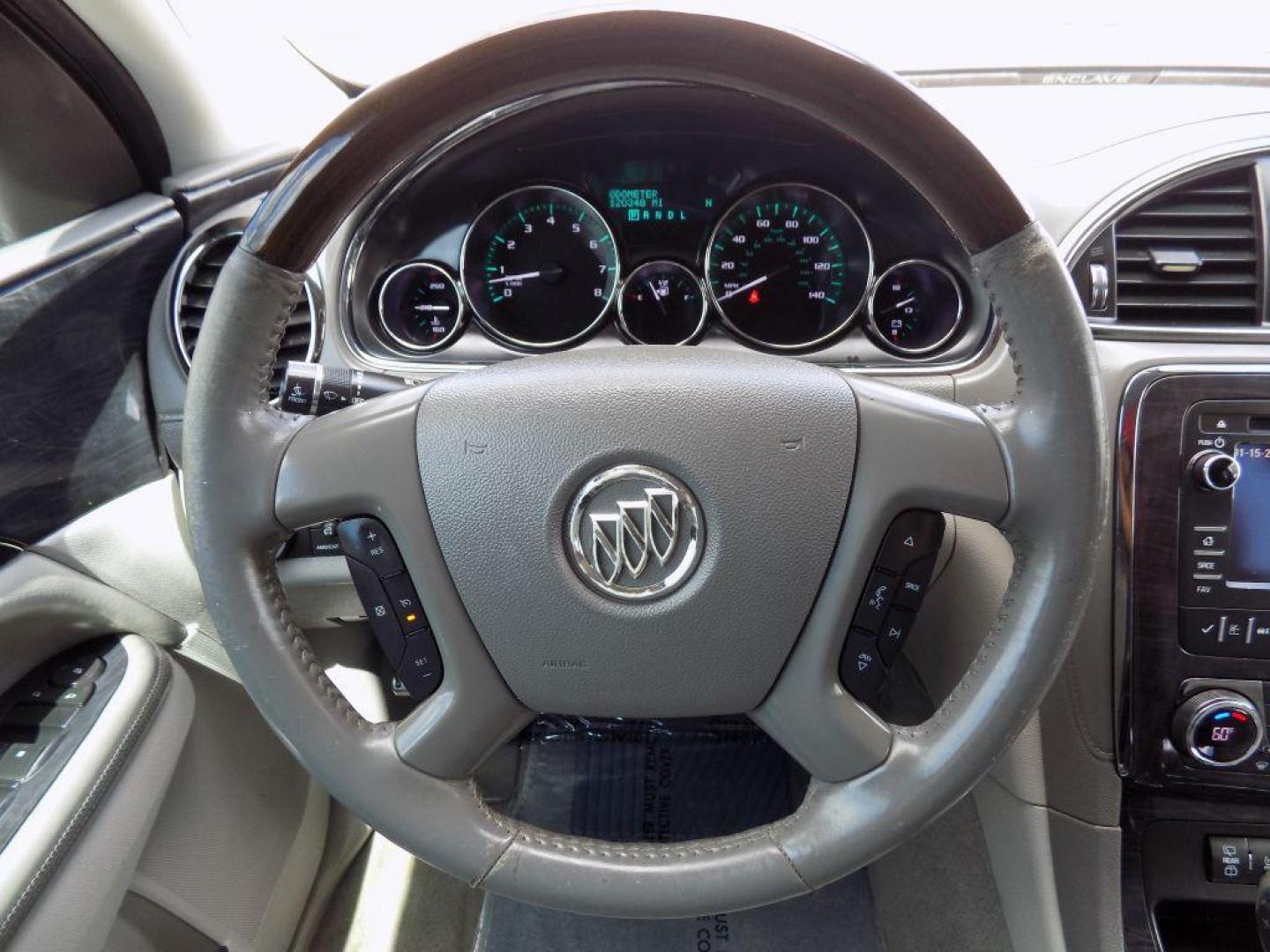 2016 GRAY BUICK ENCLAVE CONVENIENCE (5GAKRAKD0GJ) with an 3.6L engine, Automatic transmission, located at 830 E. Canino Rd., Houston, TX, 77037, (281) 405-0440, 38.358219, -81.729942 - Photo#27