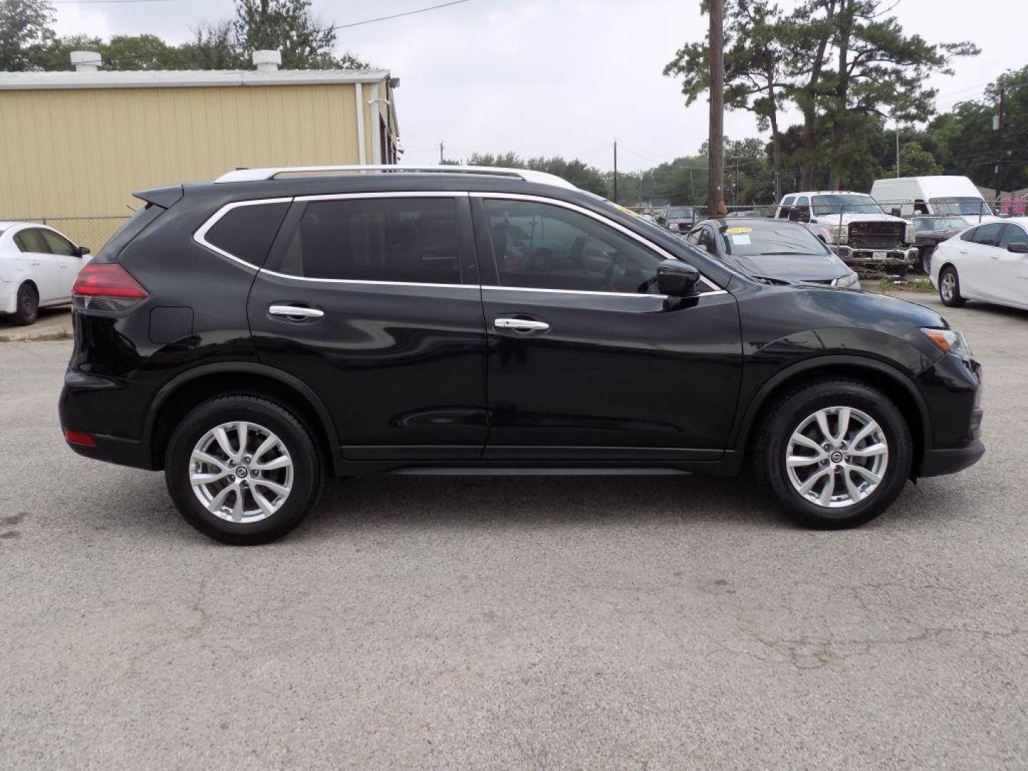 2018 BLACK NISSAN ROGUE S (KNMAT2MT3JP) with an 2.5L engine, Continuously Variable transmission, located at 830 E. Canino Rd., Houston, TX, 77037, (281) 405-0440, 38.358219, -81.729942 - Photo#1