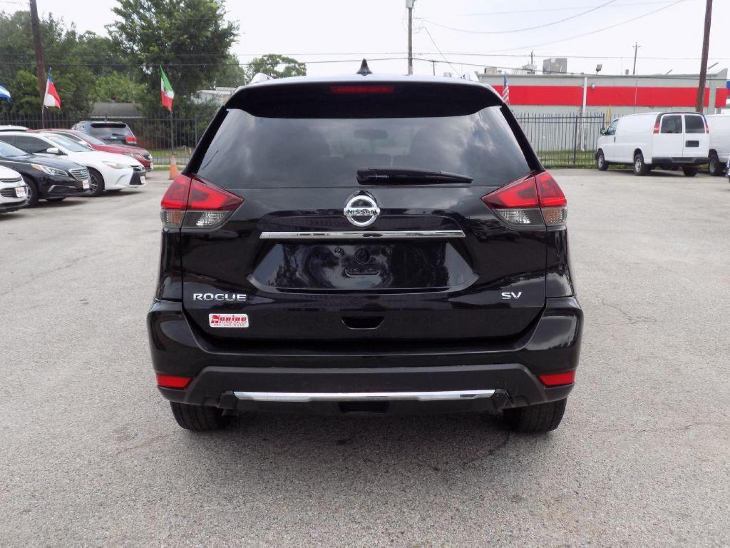 2018 BLACK NISSAN ROGUE S (KNMAT2MT3JP) with an 2.5L engine, Continuously Variable transmission, located at 830 E. Canino Rd., Houston, TX, 77037, (281) 405-0440, 38.358219, -81.729942 - Photo#2