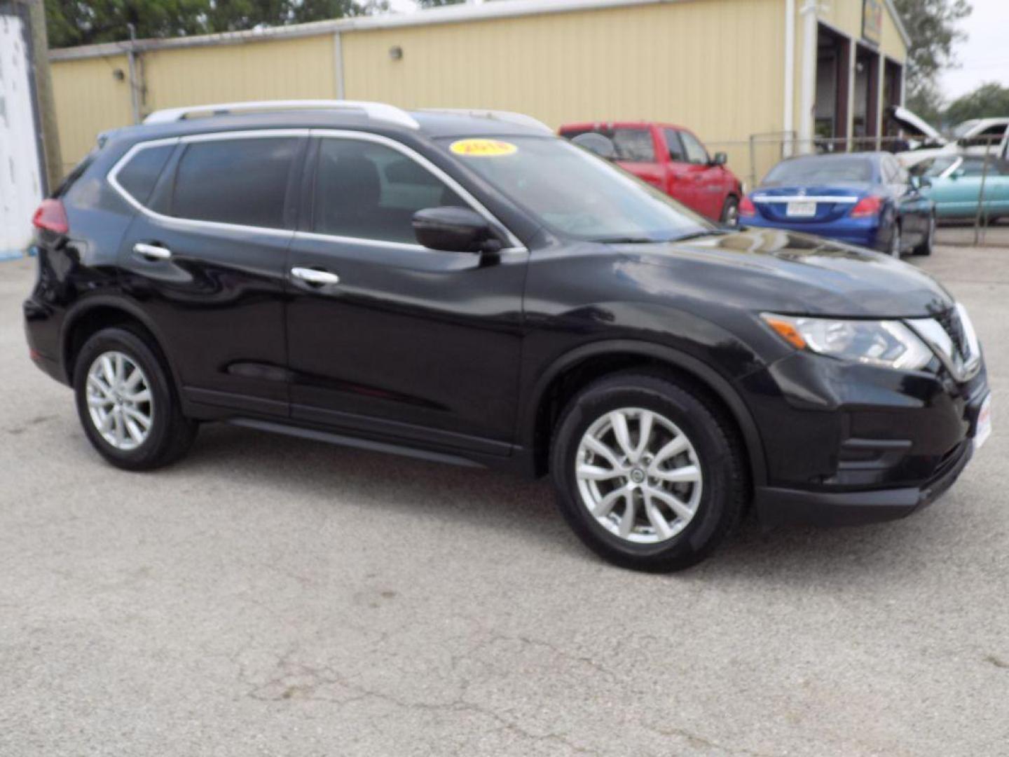 2018 BLACK NISSAN ROGUE S (KNMAT2MT3JP) with an 2.5L engine, Continuously Variable transmission, located at 830 E. Canino Rd., Houston, TX, 77037, (281) 405-0440, 38.358219, -81.729942 - Photo#6