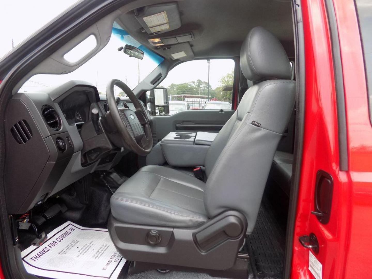2015 RED FORD F250 SUPER DUTY XL (1FT7X2B64FE) with an 6.2L engine, Automatic transmission, located at 830 E. Canino Rd., Houston, TX, 77037, (281) 405-0440, 38.358219, -81.729942 - Photo#12
