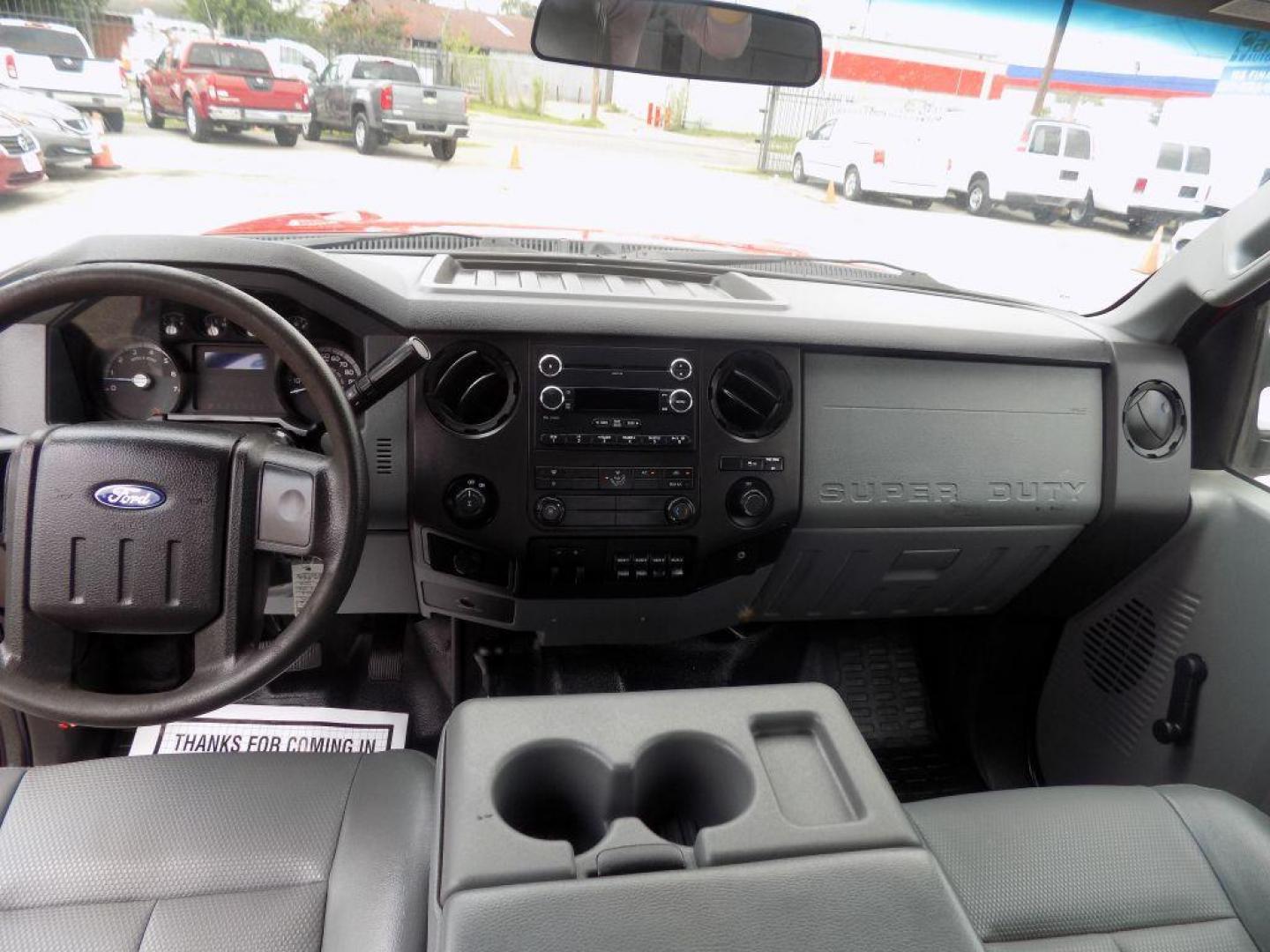 2015 RED FORD F250 SUPER DUTY XL (1FT7X2B64FE) with an 6.2L engine, Automatic transmission, located at 830 E. Canino Rd., Houston, TX, 77037, (281) 405-0440, 38.358219, -81.729942 - Photo#14