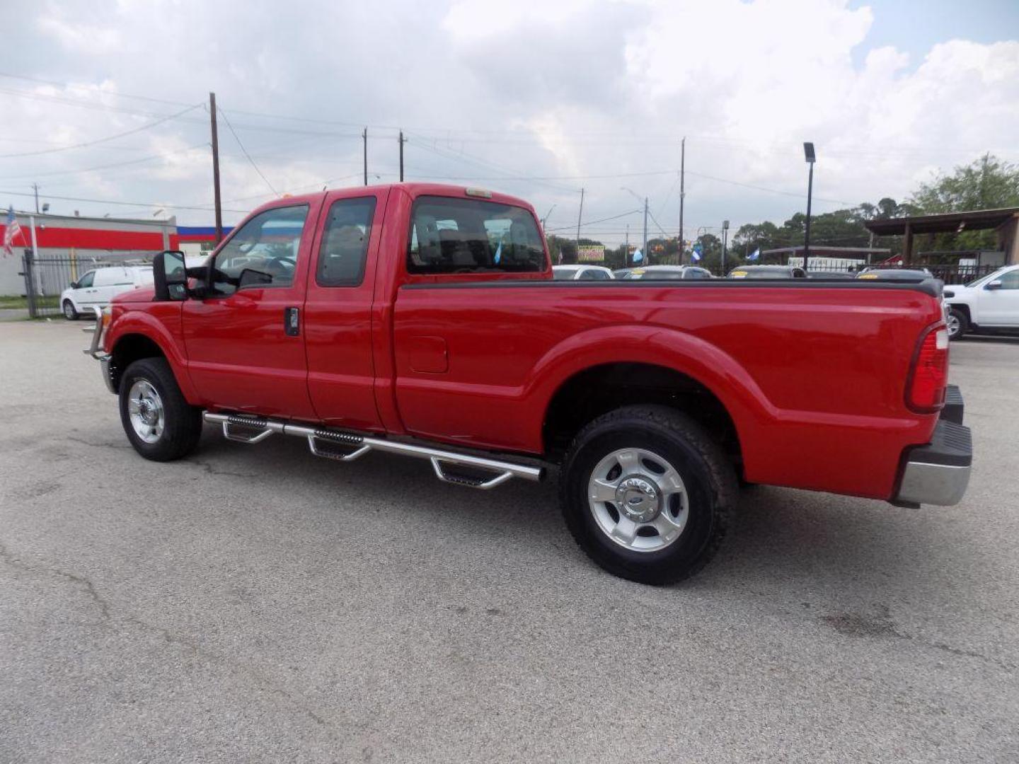 2015 RED FORD F250 SUPER DUTY XL (1FT7X2B64FE) with an 6.2L engine, Automatic transmission, located at 830 E. Canino Rd., Houston, TX, 77037, (281) 405-0440, 38.358219, -81.729942 - Photo#4