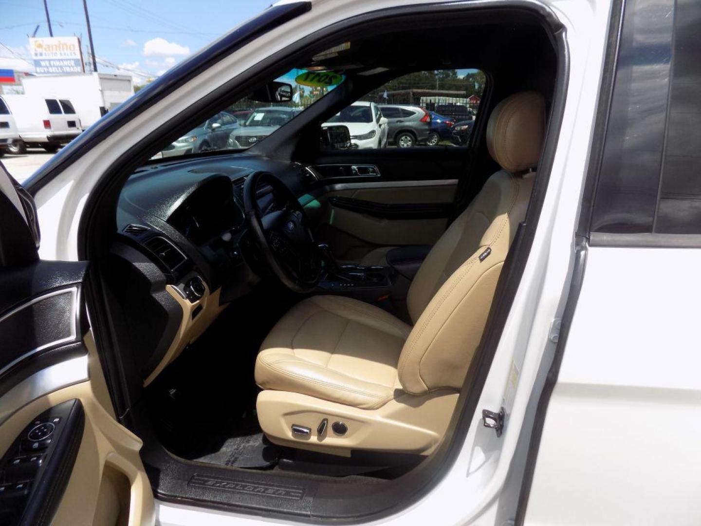 2017 WHITE FORD EXPLORER XLT (1FM5K7DH2HG) with an 2.3L engine, Automatic transmission, located at 830 E. Canino Rd., Houston, TX, 77037, (281) 405-0440, 38.358219, -81.729942 - Photo#16