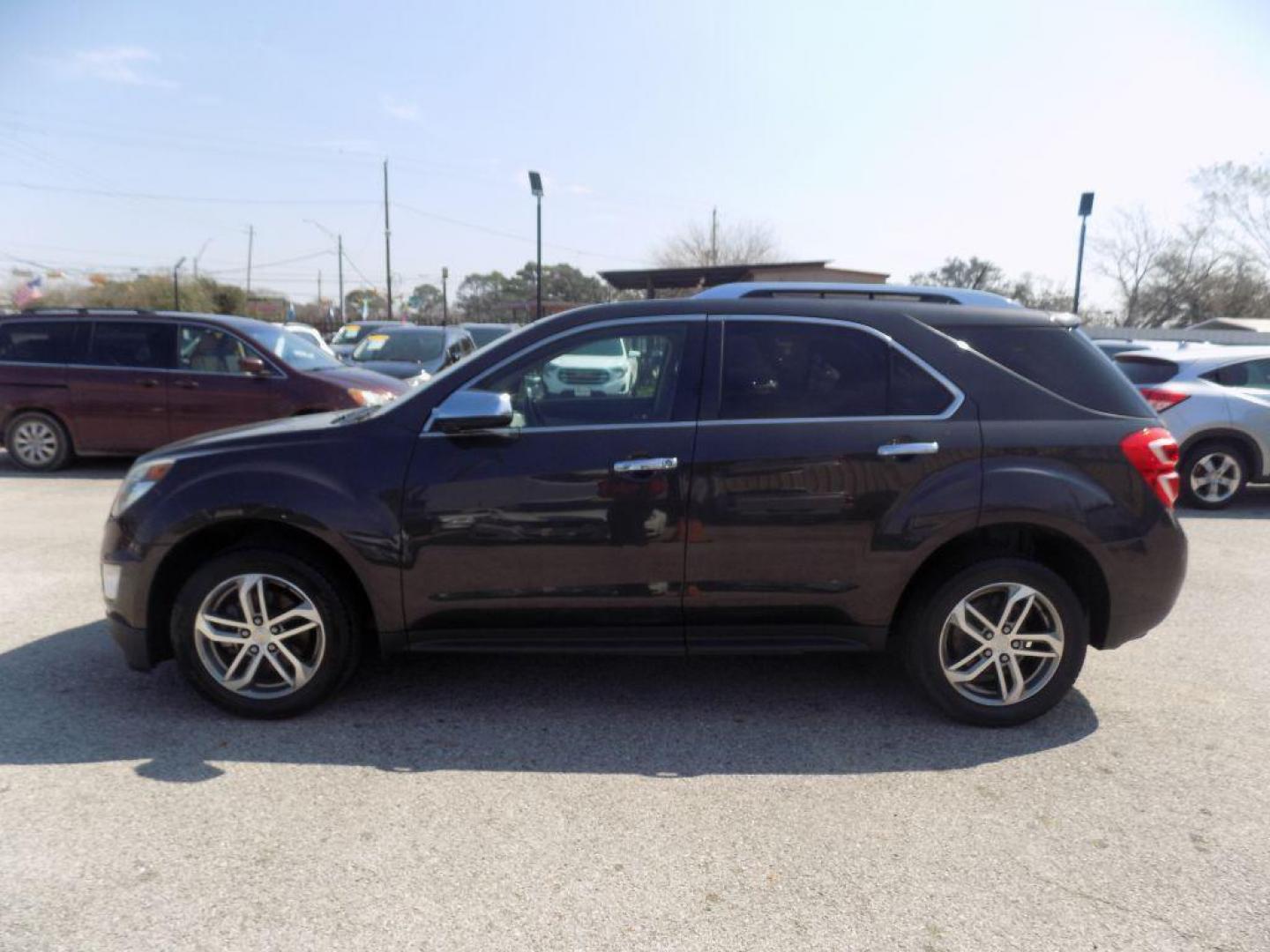 2016 BLACK CHEVROLET EQUINOX LTZ (2GNALDEKXG6) with an 2.4L engine, Automatic transmission, located at 830 E. Canino Rd., Houston, TX, 77037, (281) 405-0440, 38.358219, -81.729942 - Photo#3