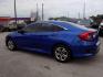 2017 BLUE HONDA CIVIC LX (19XFC2F52HE) with an 2.0L engine, Continuously Variable transmission, located at 830 E. Canino Rd., Houston, TX, 77037, (281) 405-0440, 38.358219, -81.729942 - RCVD TITLE - Photo#3