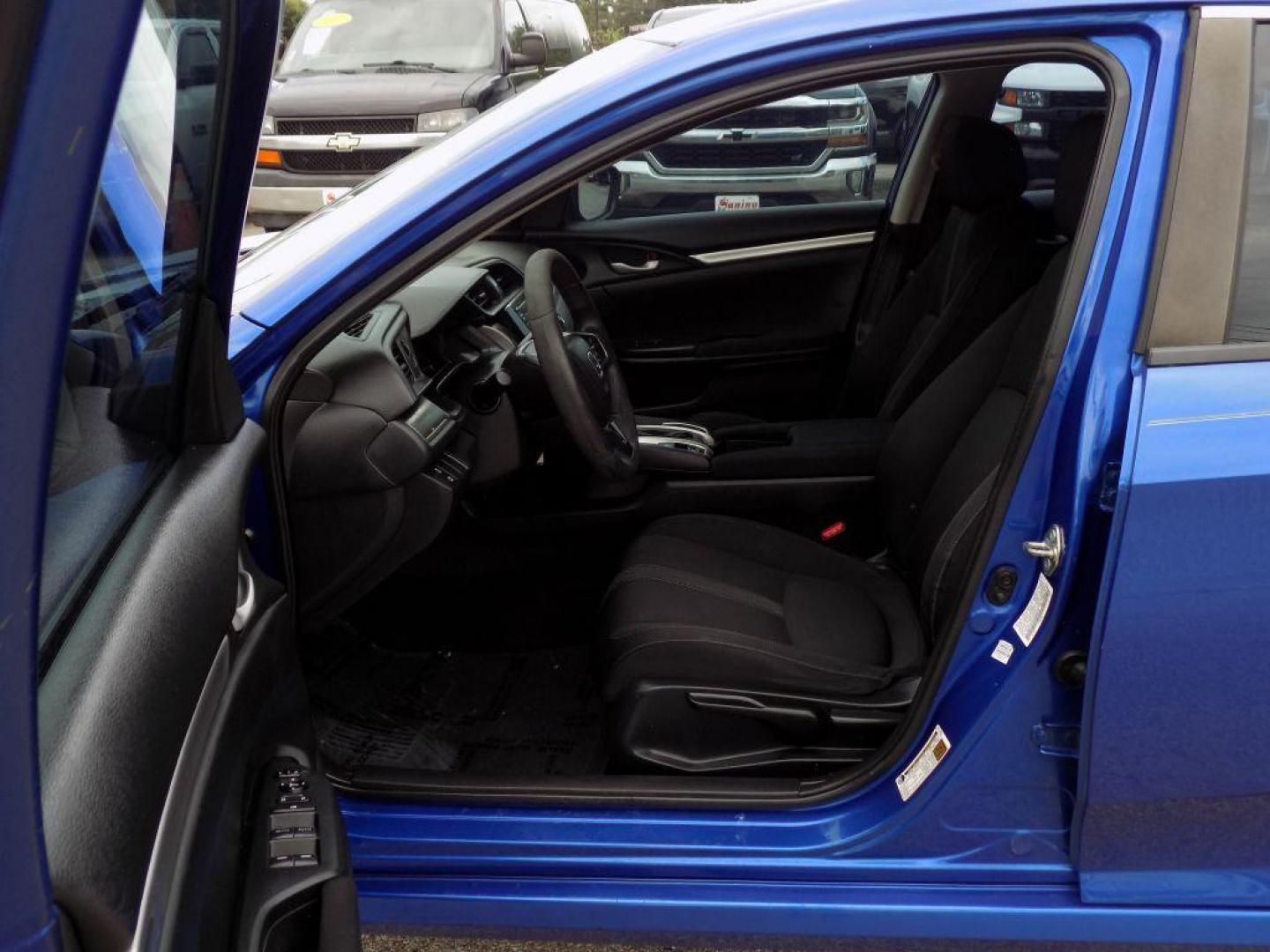2017 BLUE HONDA CIVIC LX (19XFC2F52HE) with an 2.0L engine, Continuously Variable transmission, located at 830 E. Canino Rd., Houston, TX, 77037, (281) 405-0440, 38.358219, -81.729942 - RCVD TITLE - Photo#8