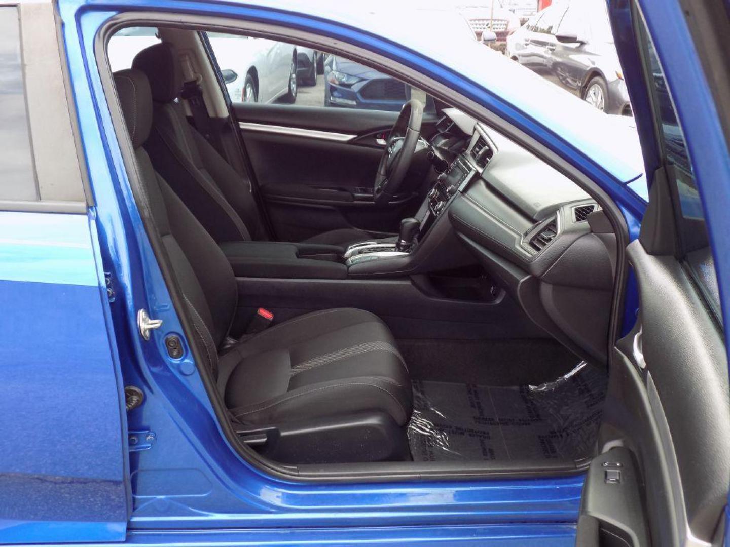 2017 BLUE HONDA CIVIC LX (19XFC2F52HE) with an 2.0L engine, Continuously Variable transmission, located at 830 E. Canino Rd., Houston, TX, 77037, (281) 405-0440, 38.358219, -81.729942 - RCVD TITLE - Photo#13