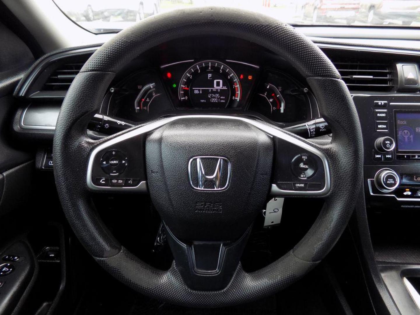 2017 BLUE HONDA CIVIC LX (19XFC2F52HE) with an 2.0L engine, Continuously Variable transmission, located at 830 E. Canino Rd., Houston, TX, 77037, (281) 405-0440, 38.358219, -81.729942 - RCVD TITLE - Photo#18