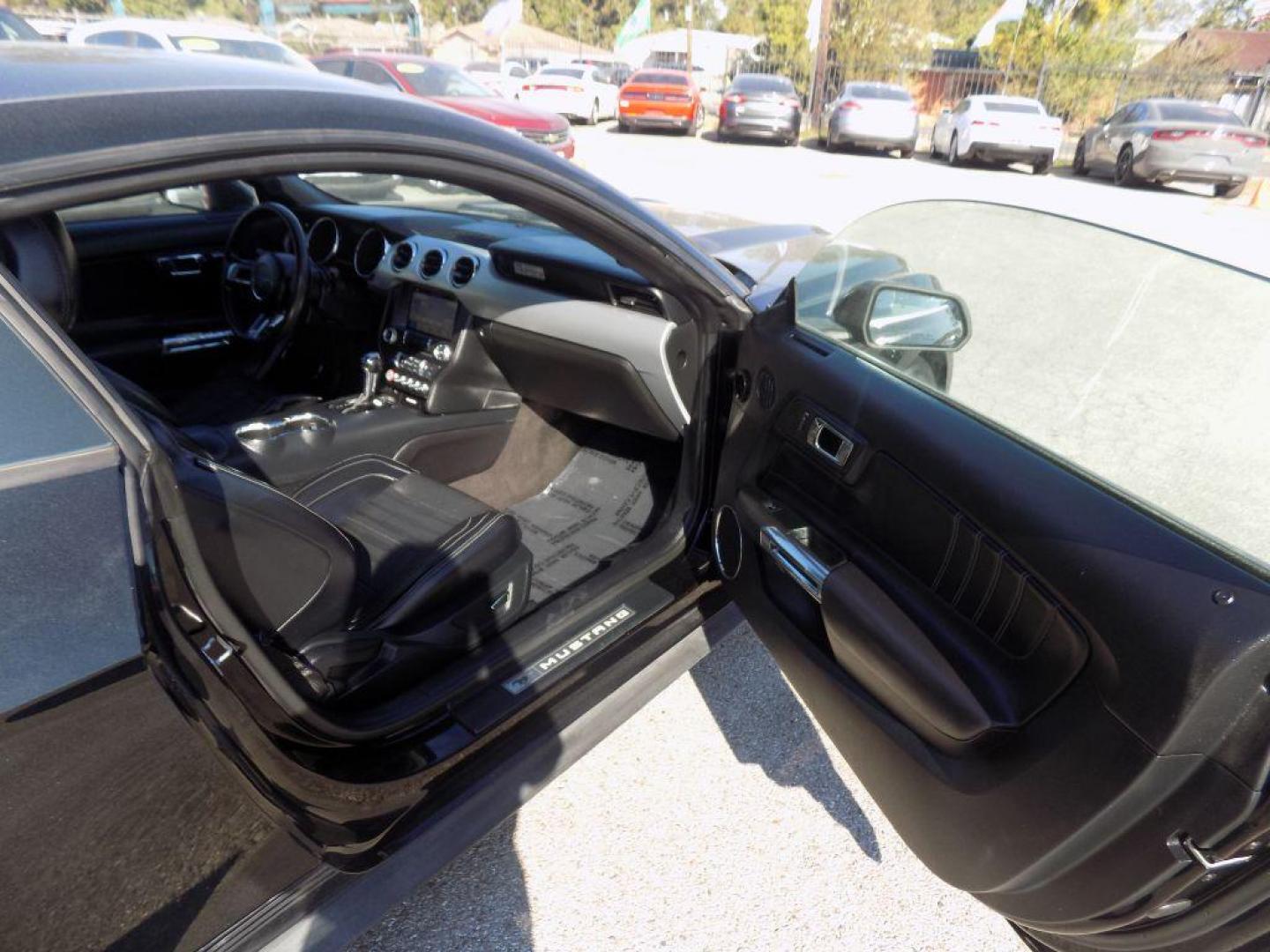 2016 BLACK FORD MUSTANG (1FA6P8TH5G5) with an 2.3L engine, Automatic transmission, located at 830 E. Canino Rd., Houston, TX, 77037, (281) 405-0440, 38.358219, -81.729942 - Photo#12