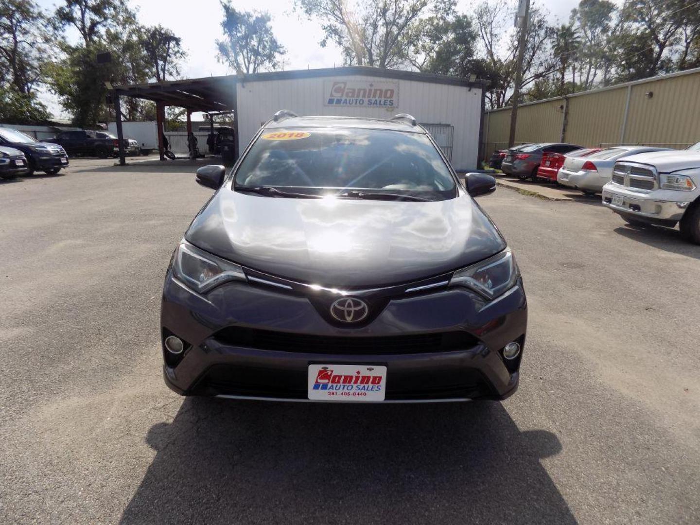 2018 GRAY TOYOTA RAV4 ADVENTURE (2T3WFREV7JW) with an 2.5L engine, Automatic transmission, located at 830 E. Canino Rd., Houston, TX, 77037, (281) 405-0440, 38.358219, -81.729942 - Photo#0