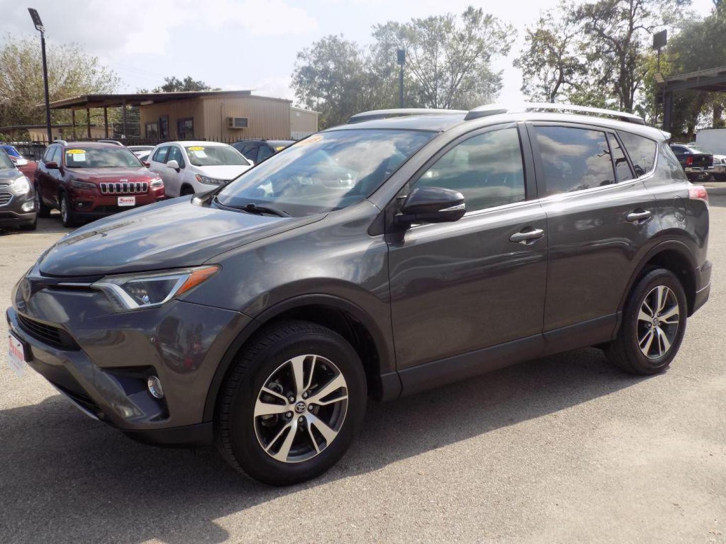 2018 GRAY TOYOTA RAV4 ADVENTURE (2T3WFREV7JW) with an 2.5L engine, Automatic transmission, located at 830 E. Canino Rd., Houston, TX, 77037, (281) 405-0440, 38.358219, -81.729942 - Photo#3