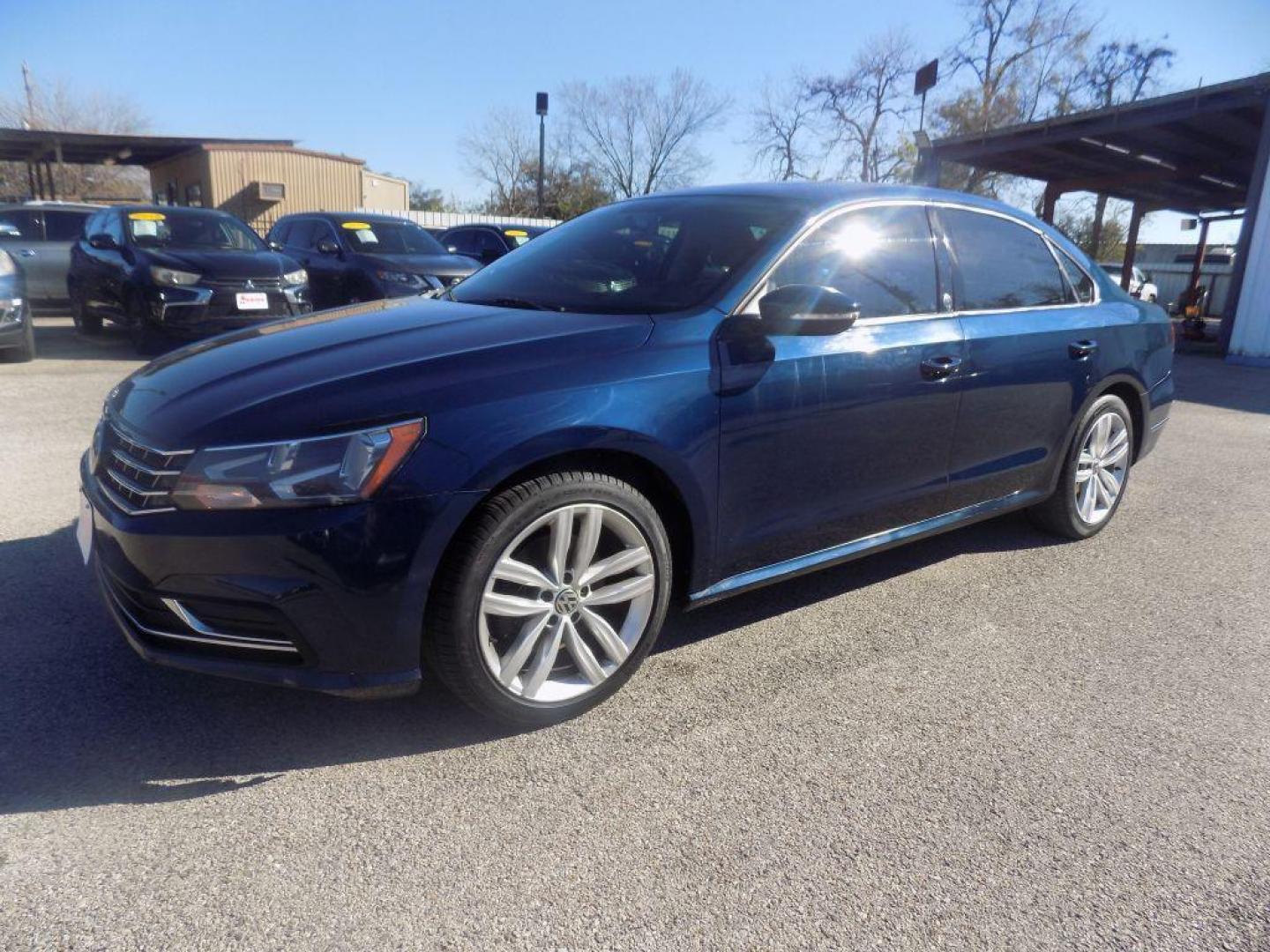 2019 BLUE VOLKSWAGEN PASSAT WOLFSBURG (1VWLA7A33KC) with an 2.0L engine, Automatic transmission, located at 830 E. Canino Rd., Houston, TX, 77037, (281) 405-0440, 38.358219, -81.729942 - Photo#7