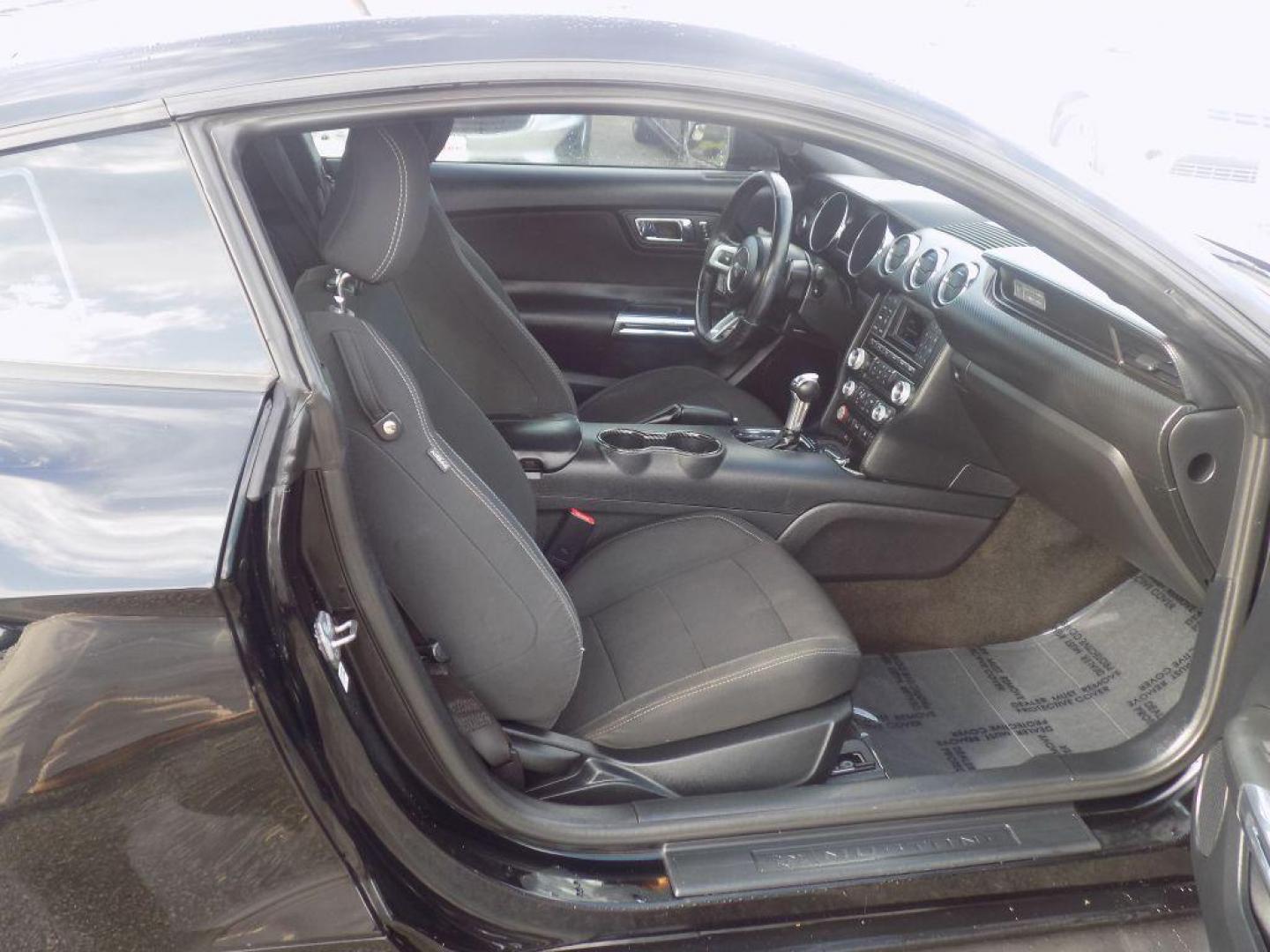 2016 BLACK FORD MUSTANG (1FA6P8AM2G5) with an 3.7L engine, Automatic transmission, located at 830 E. Canino Rd., Houston, TX, 77037, (281) 405-0440, 38.358219, -81.729942 - Photo#9