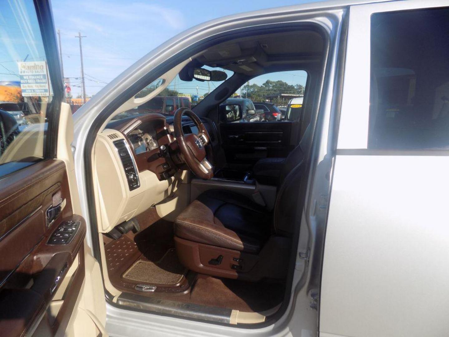 2015 SILVER RAM 1500 LONGHORN (1C6RR6WT8FS) with an 5.7L engine, Automatic transmission, located at 830 E. Canino Rd., Houston, TX, 77037, (281) 405-0440, 38.358219, -81.729942 - Photo#16