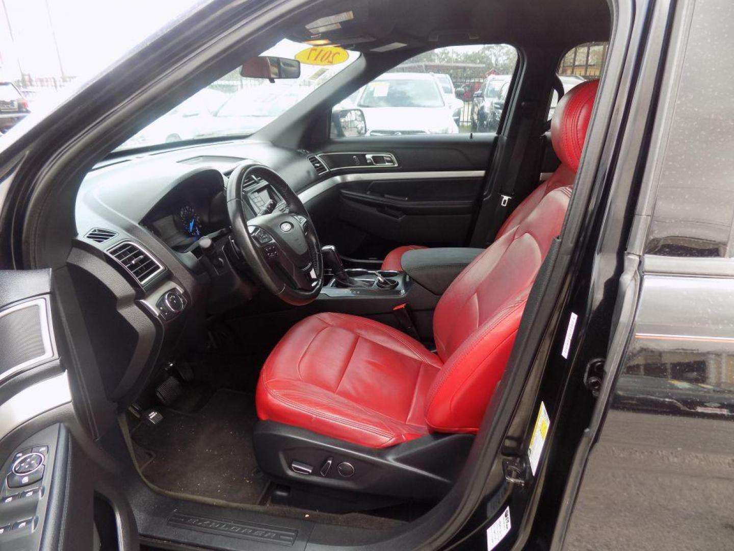 2017 BLACK FORD EXPLORER XLT (1FM5K7D81HG) with an 3.5L engine, Automatic transmission, located at 830 E. Canino Rd., Houston, TX, 77037, (281) 405-0440, 38.358219, -81.729942 - Photo#16