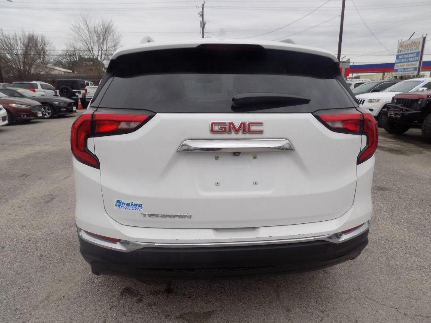 2019 WHITE GMC TERRAIN SLT (3GKALPEV1KL) with an 1.5L engine, Automatic transmission, located at 830 E. Canino Rd., Houston, TX, 77037, (281) 405-0440, 38.358219, -81.729942 - Photo#3